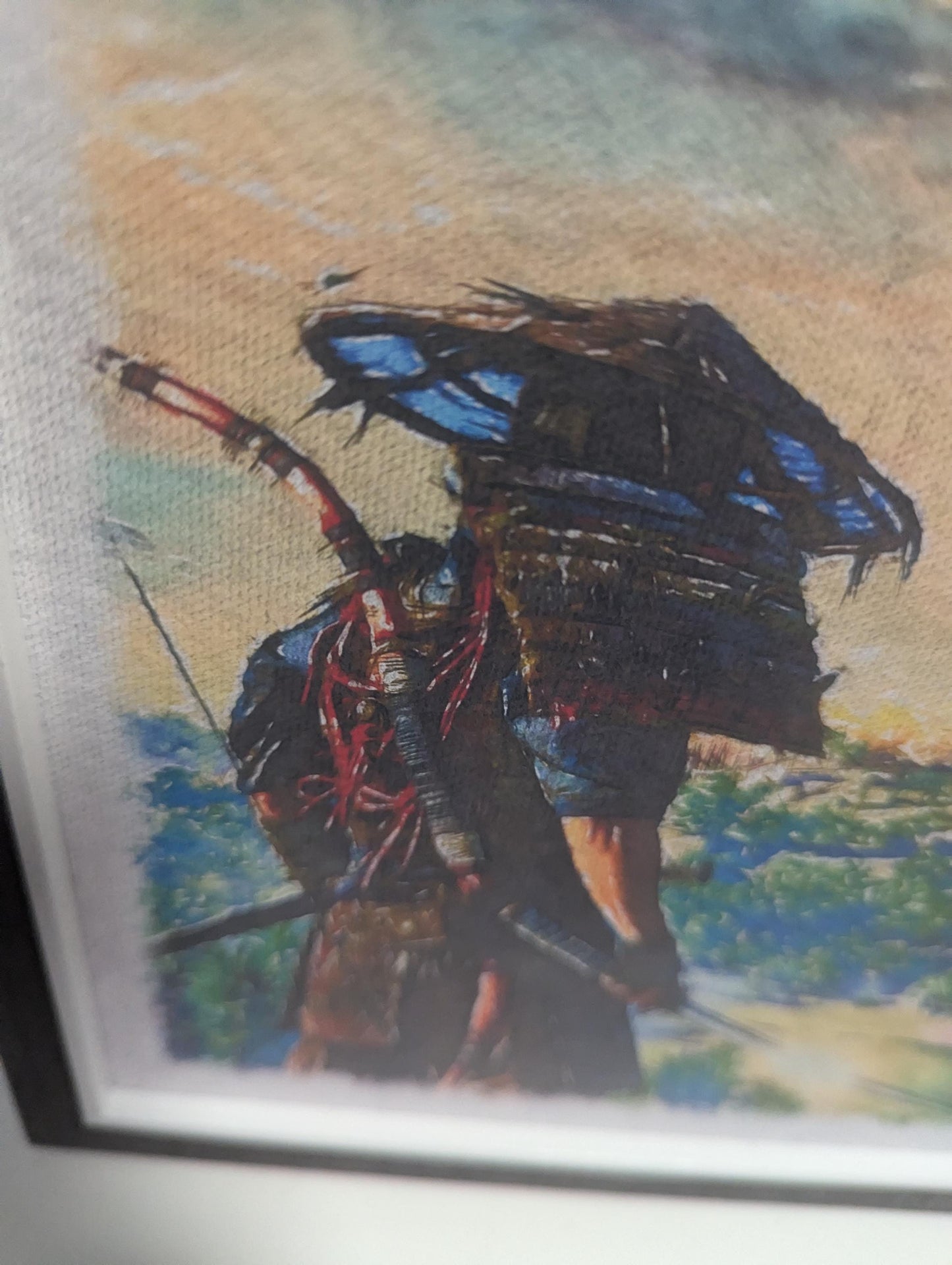 Ghost of Tsushima - Jin Sakai - Watercolour Style Print - unique gift