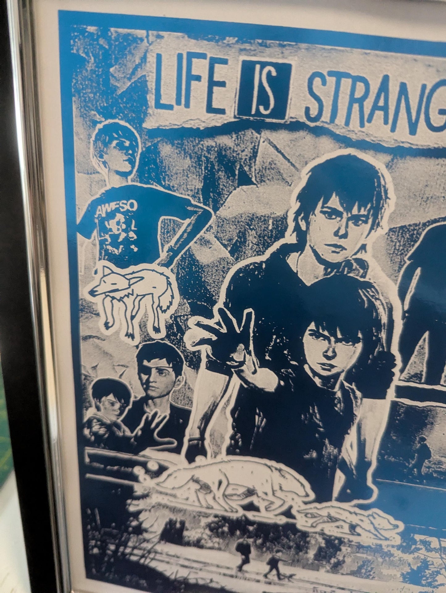 Life is Strange 2 - Foil print, Video game Wall Decor, Unique Gaming Gift, Real Foil Art, Sean and Daniel