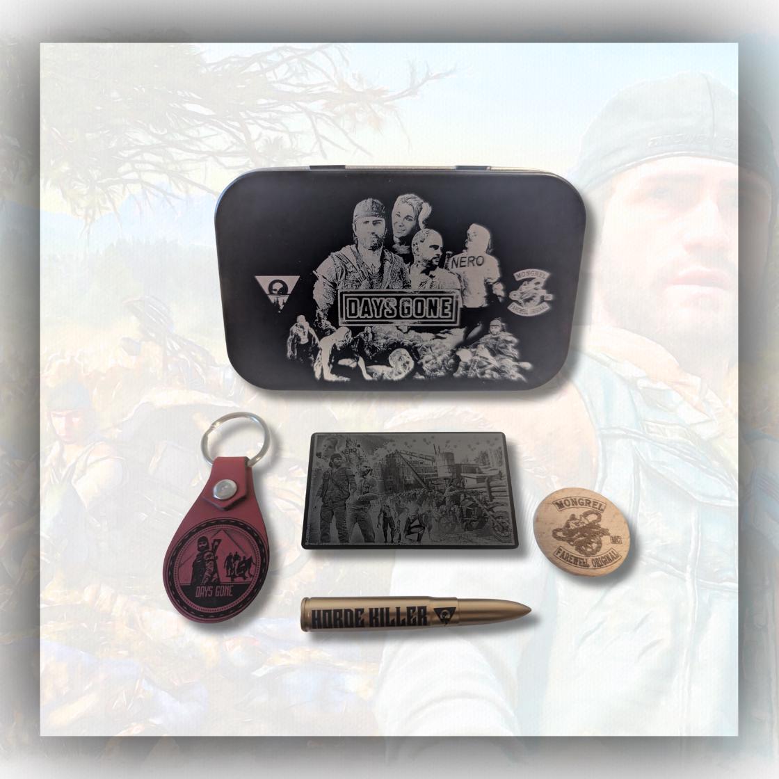 Days Gone - Engraved Stash tin - gift set - unique gift - Days gone game - Deacon st john