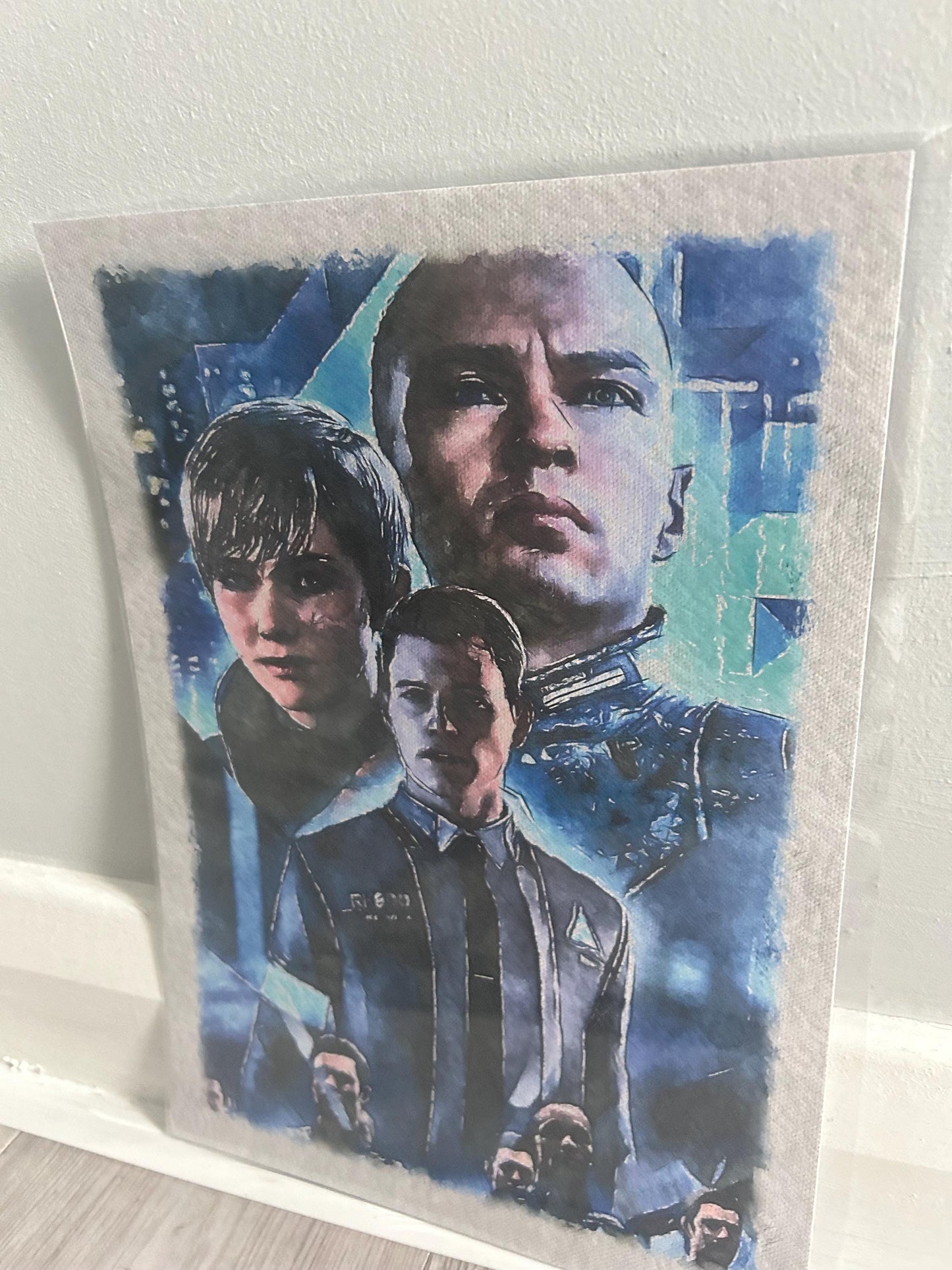 Detroit Become Human - Watercolour Print