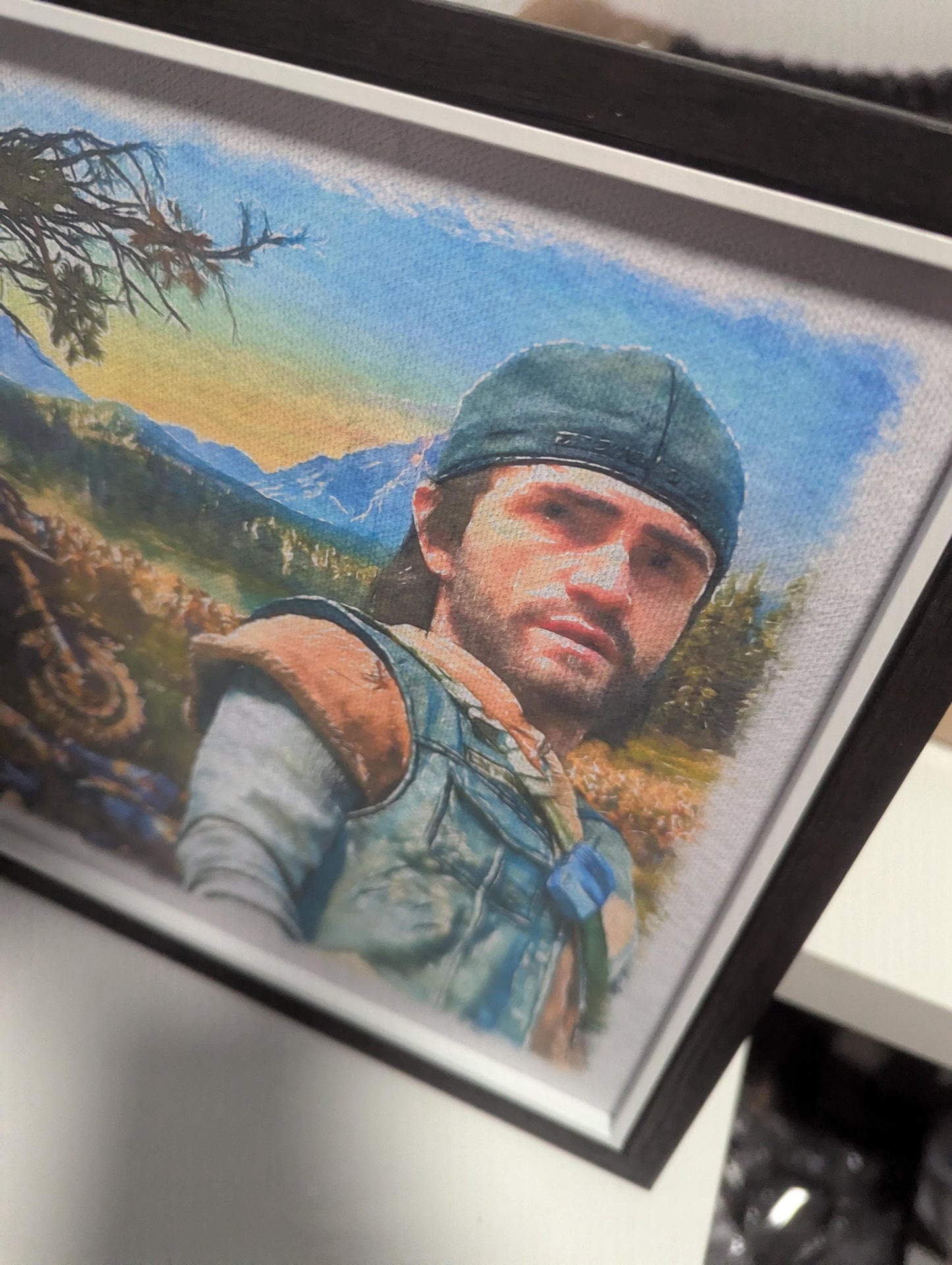 Days Gone - Deacon St John - Watercolour Style Print - Premium card