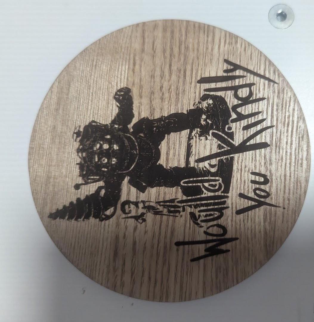 BioShock - Themed Coaster - Unique gift - Would you kindly