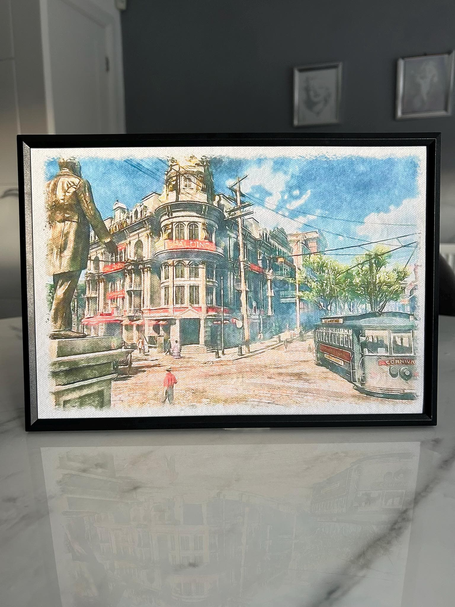 Red Dead Redemption 2 - Watercolour Print - Saint Denis