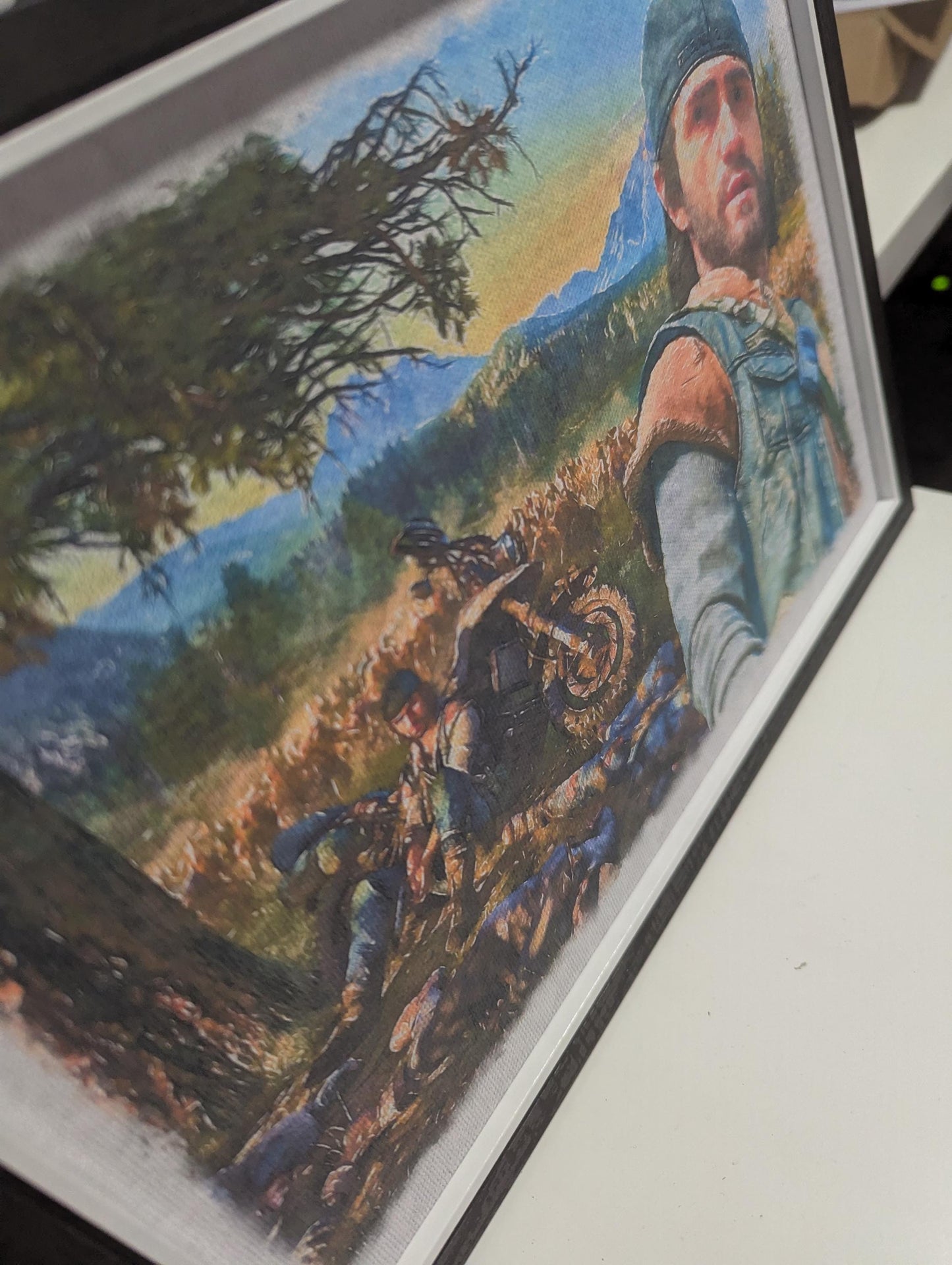 Days Gone - Deacon St John - Watercolour Style Print - Premium card