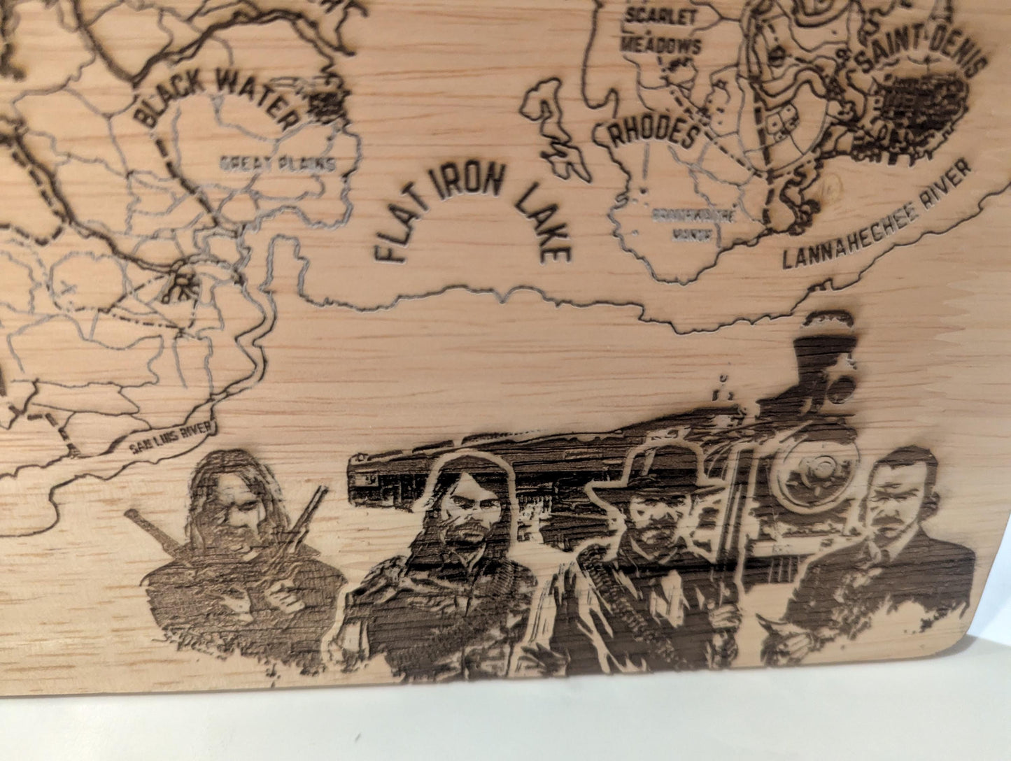 Red Dead Redemption 2 - Wooden sign - unique gift - Custom design