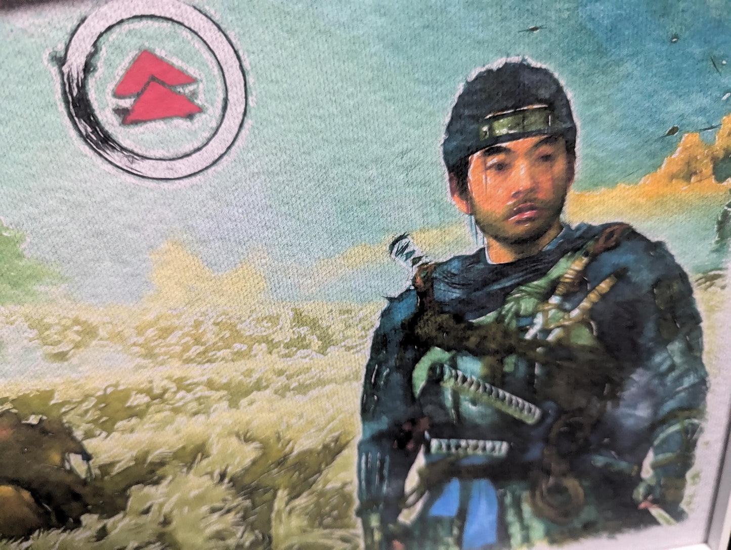 Ghost of Tsushima - Jin Sakai - Watercolour Style Print - unique gift