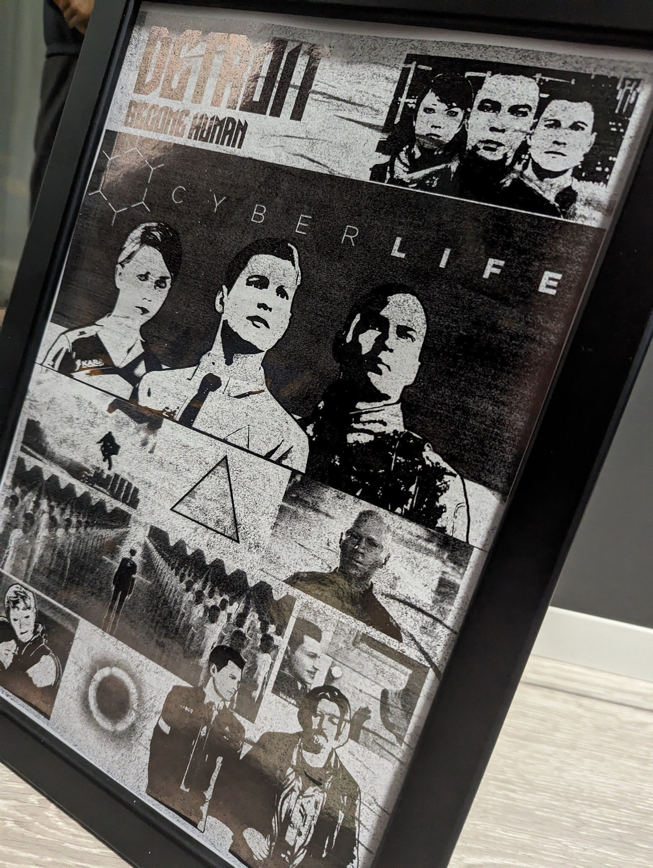 Detroit: Become Human - Foil Print - Video game Wall Decor, Unique Gift