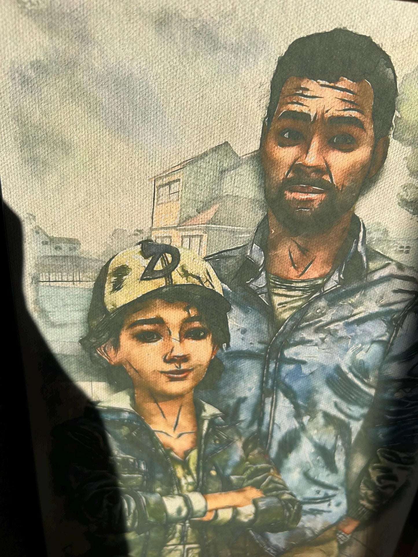 Lee and Clementine - Telltale's The Walking Dead - Poster
