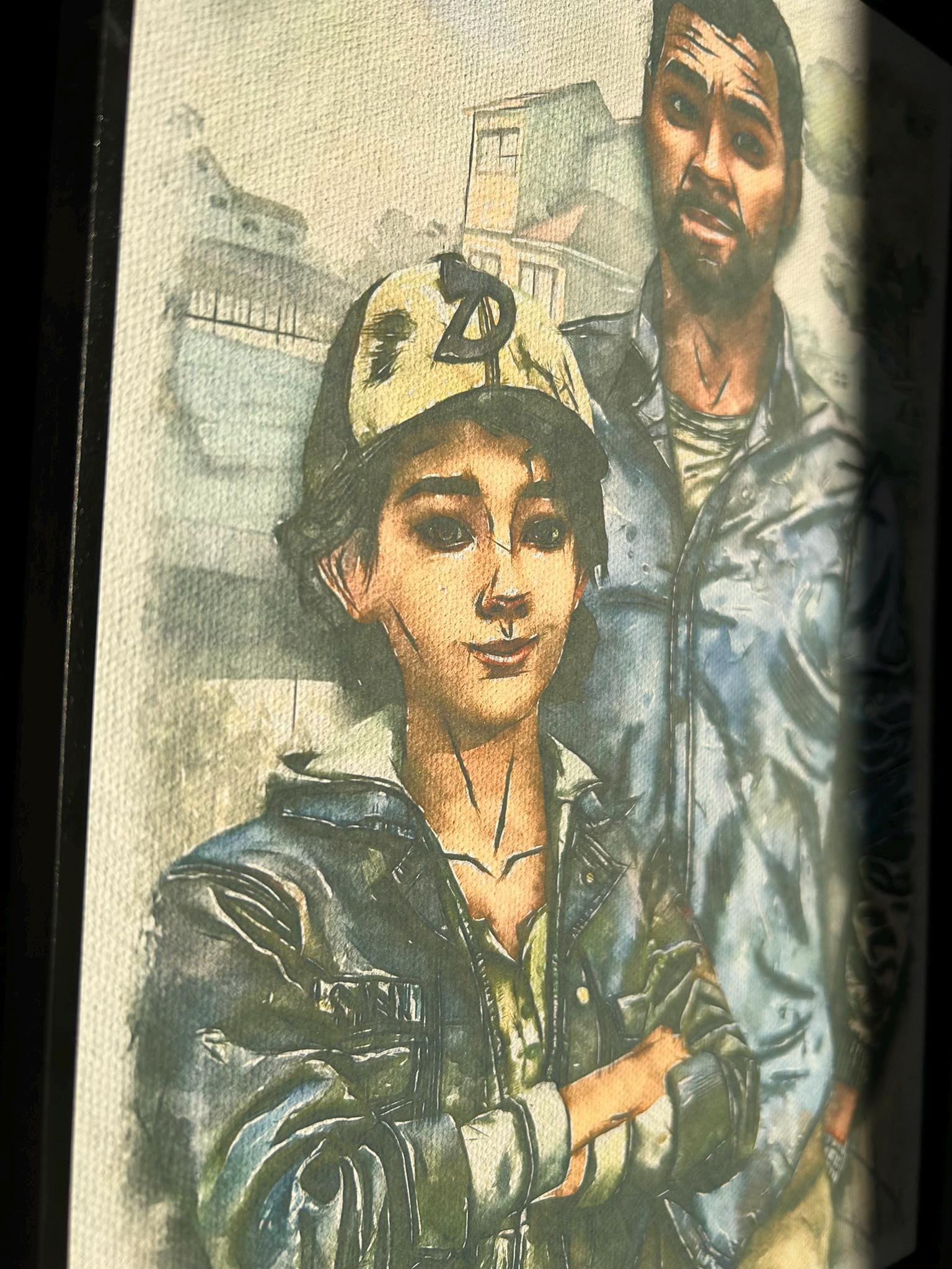 Lee and Clementine - Telltale's The Walking Dead - Poster