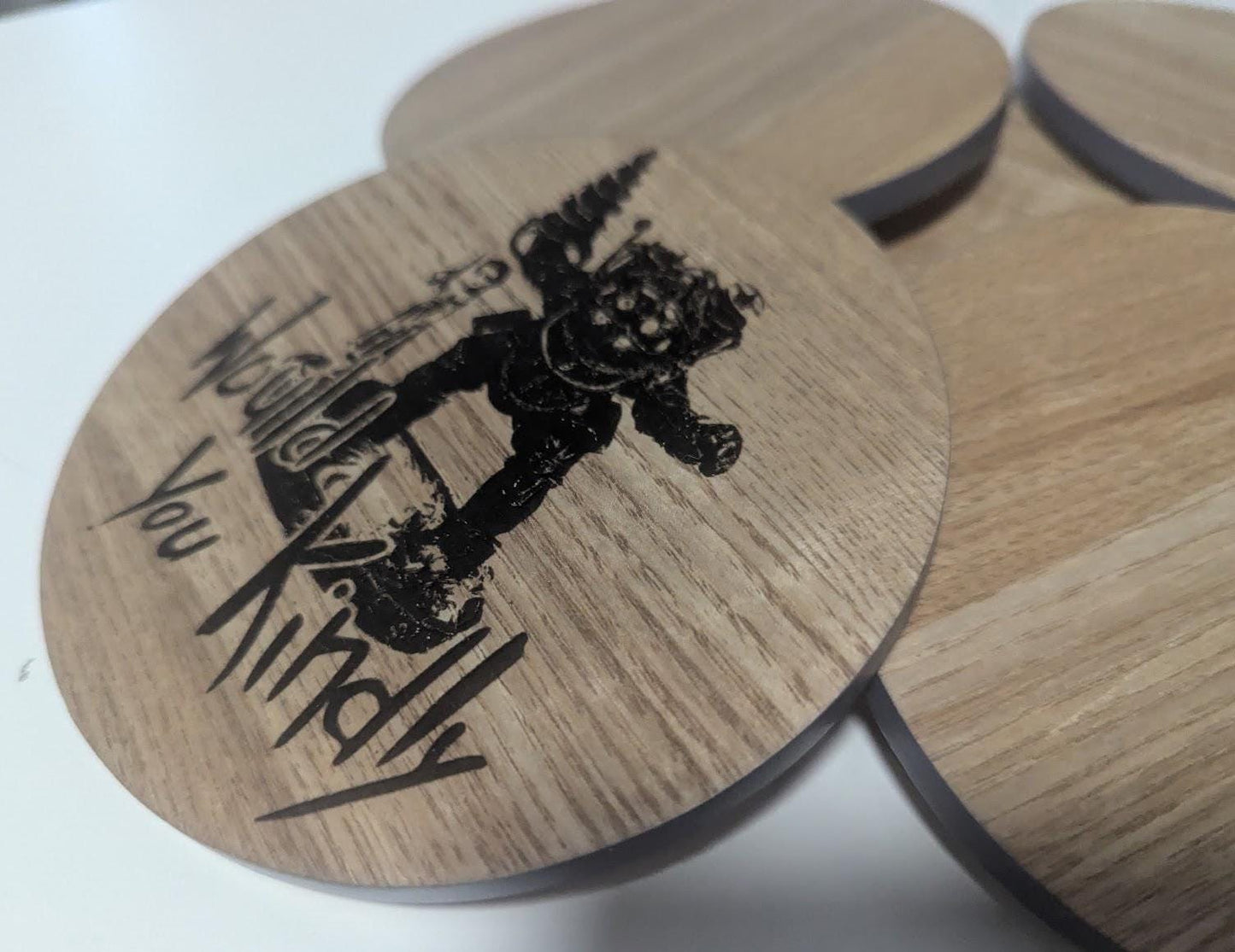 BioShock - Themed Coaster - Unique gift - Would you kindly