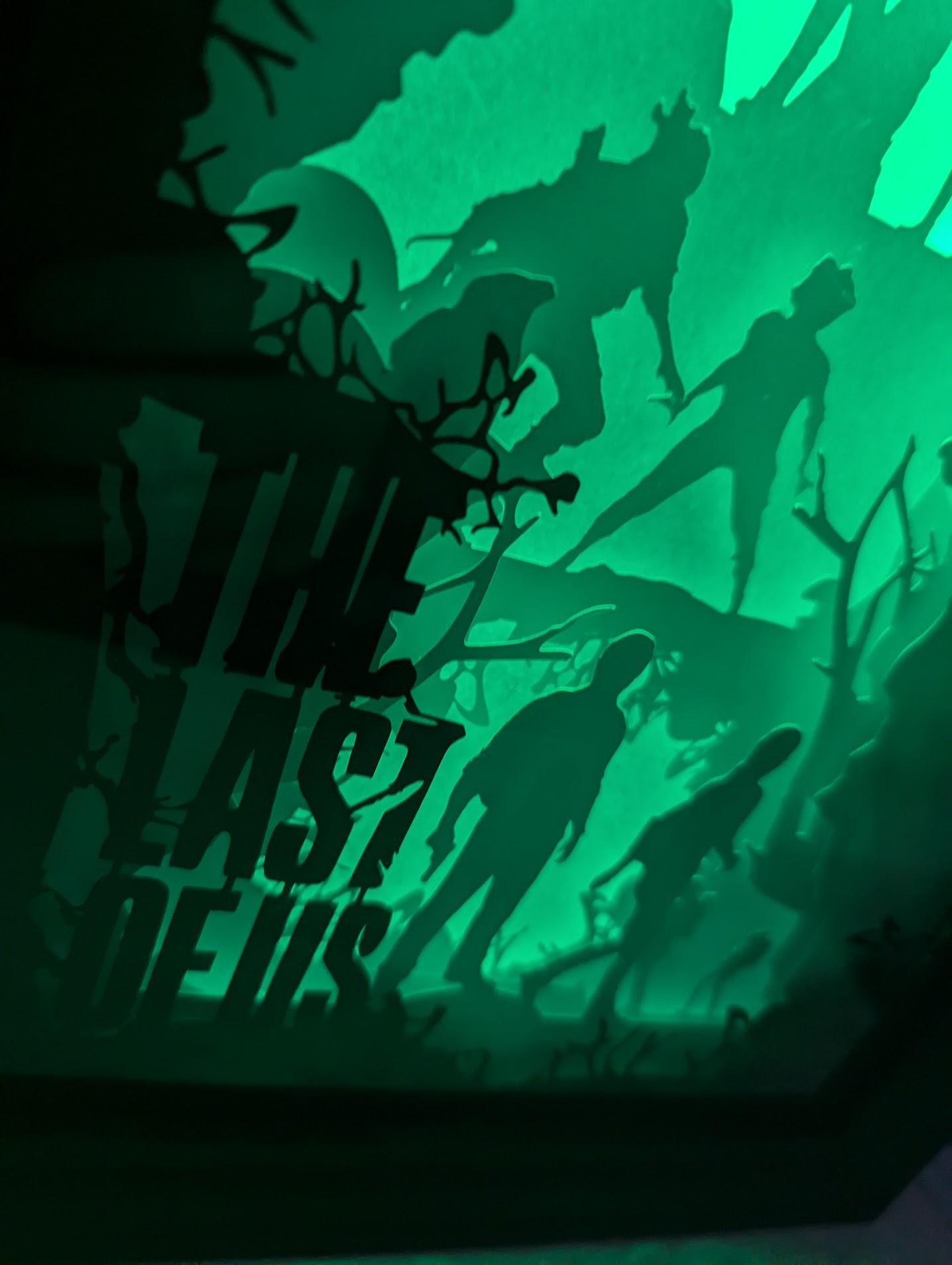 The Last Of Us - Shadowbox / Lightbox unique gift
