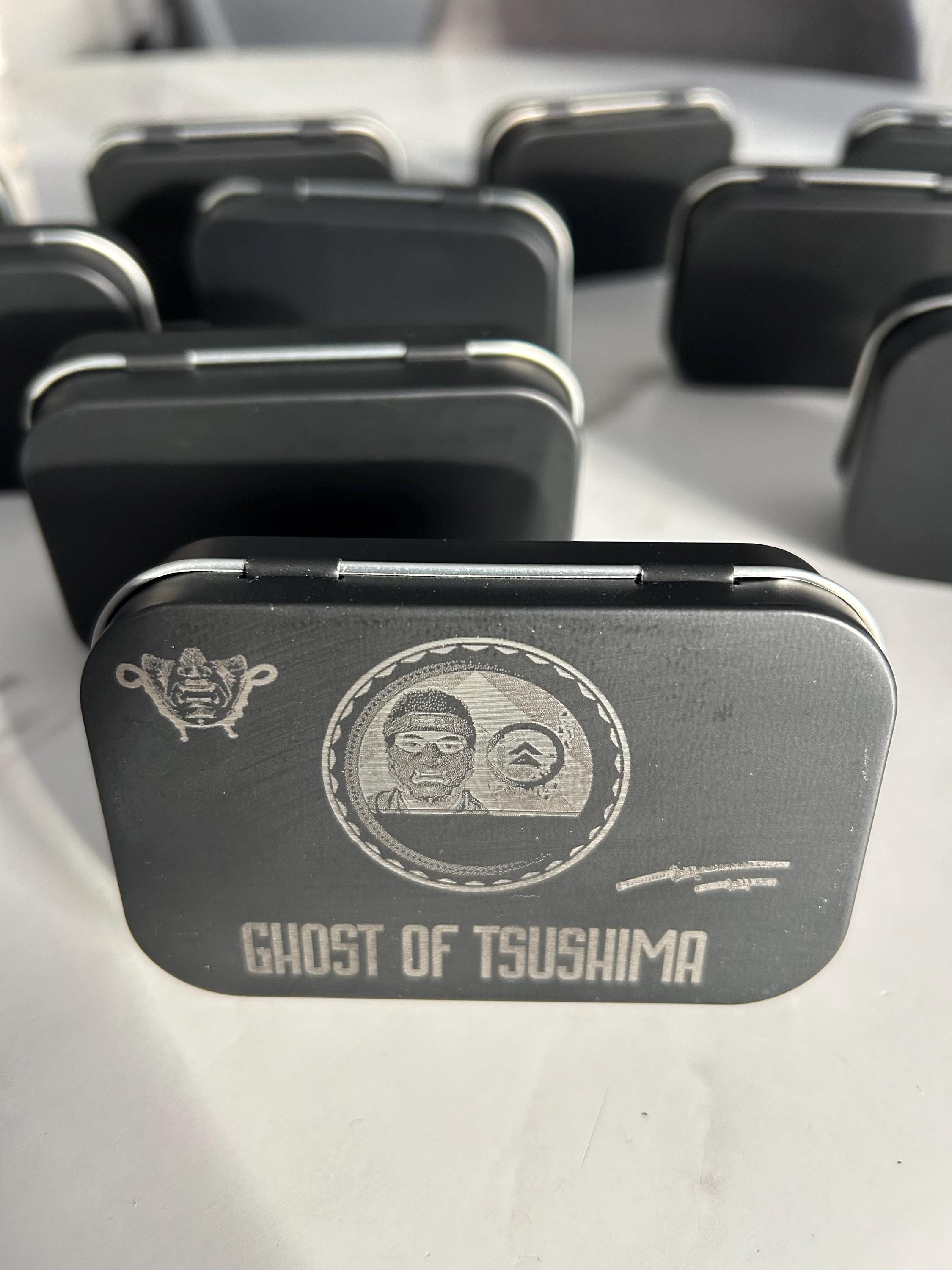 Ghost of Tsushima - Engraved Stash tin - unique gift