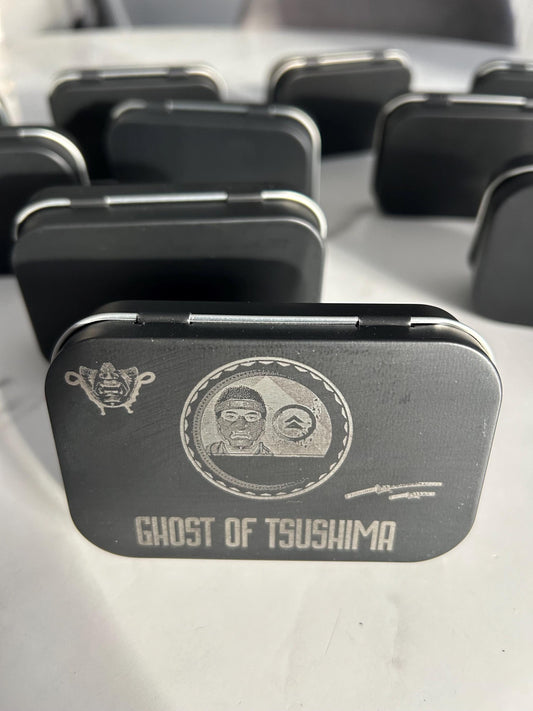 Ghost of Tsushima - Engraved Stash tin - unique gift