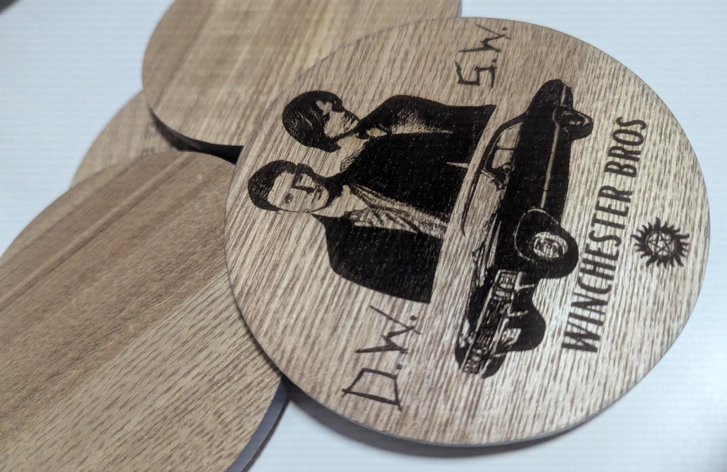 Supernatural - Themed Coaster - Unique gift - Sam and Dean