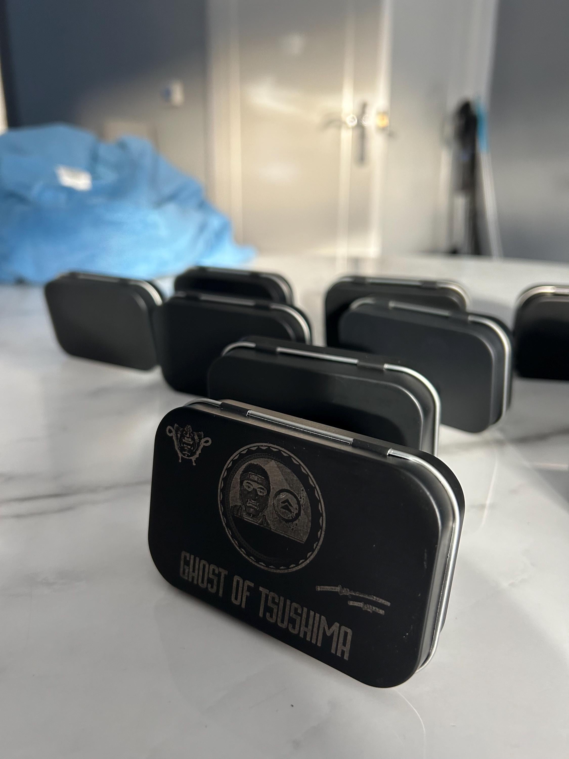 Ghost of Tsushima - Engraved Stash tin - unique gift