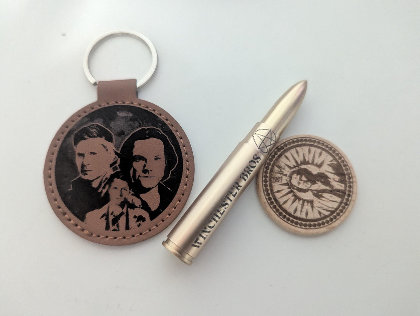 Supernatural - Inspired - Engraved Stash tin - unique gift - Sam and Dean - Winchester bros
