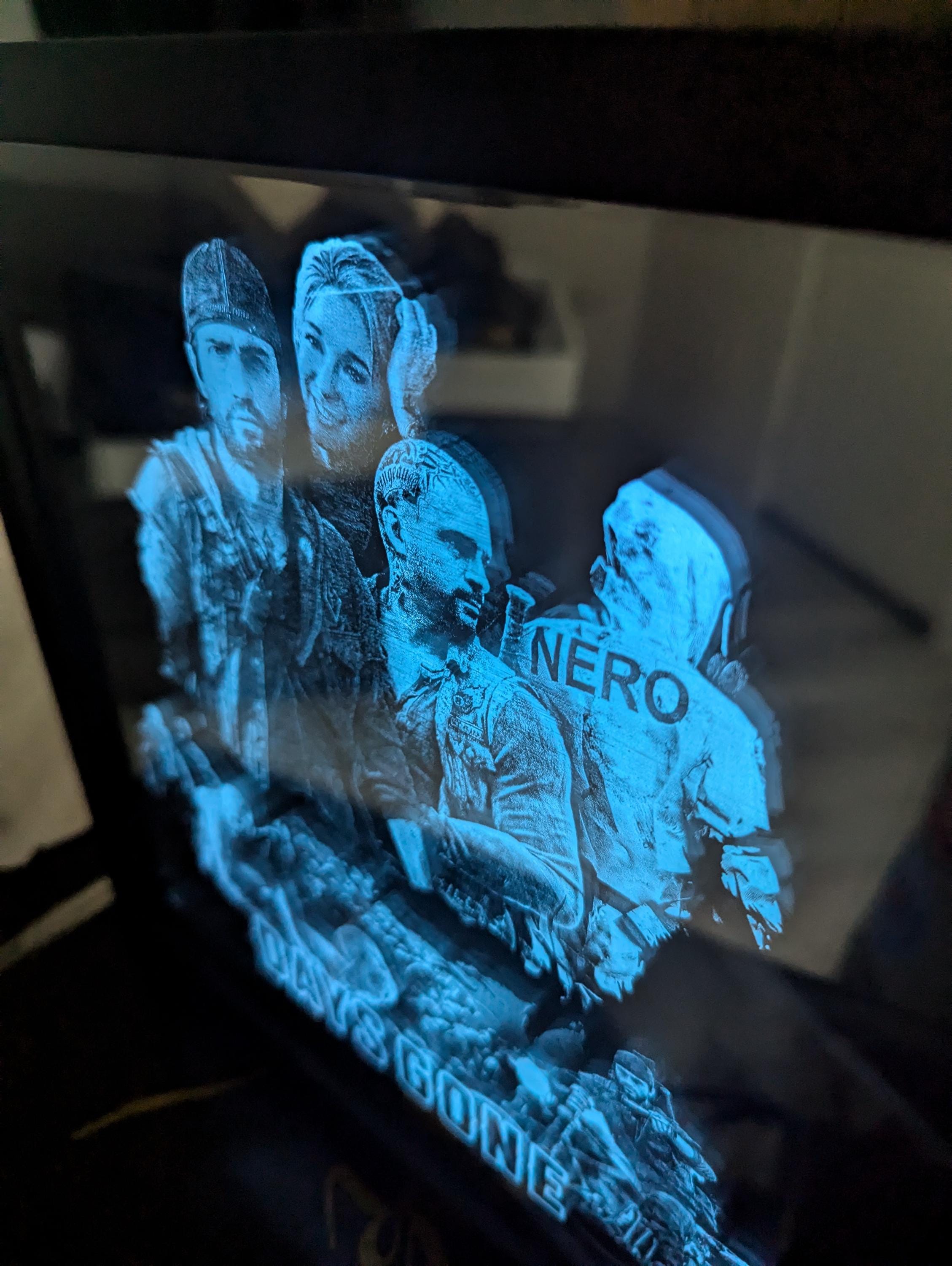 Days Gone - Deacon St John - Laser engraved backlit mirror - Great gift - custom design