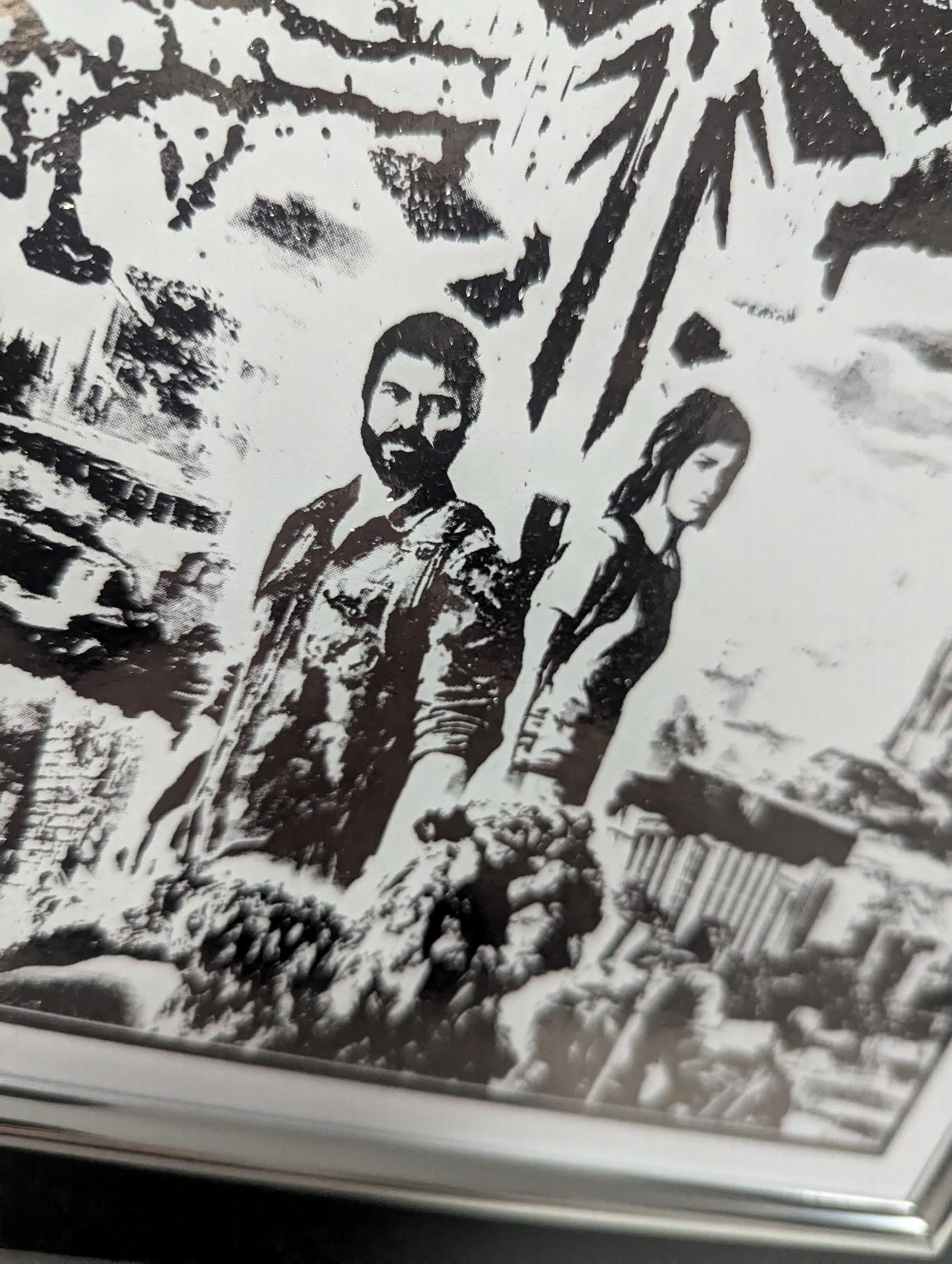 The Last Of Us - Foil print, Video game Wall Decor, Unique Gaming Gift, Joel and Ellie
