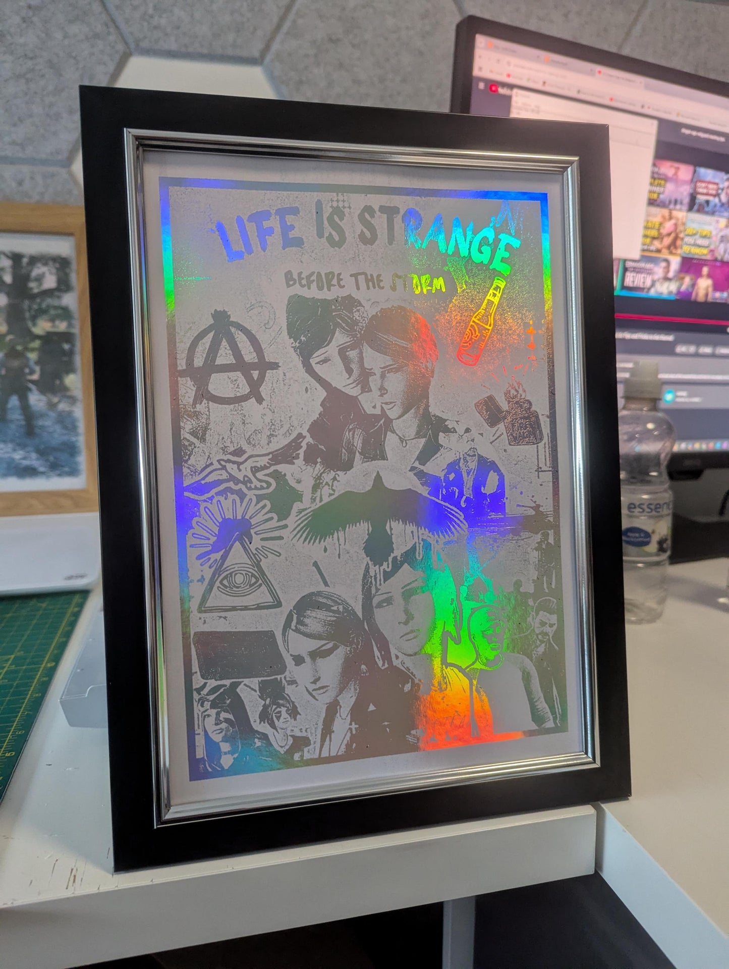 Life is Strange: before the storm - Foil print, Video game Wall Decor, Unique Gaming Gift, Real Foil Art, Chloe and Rachel
