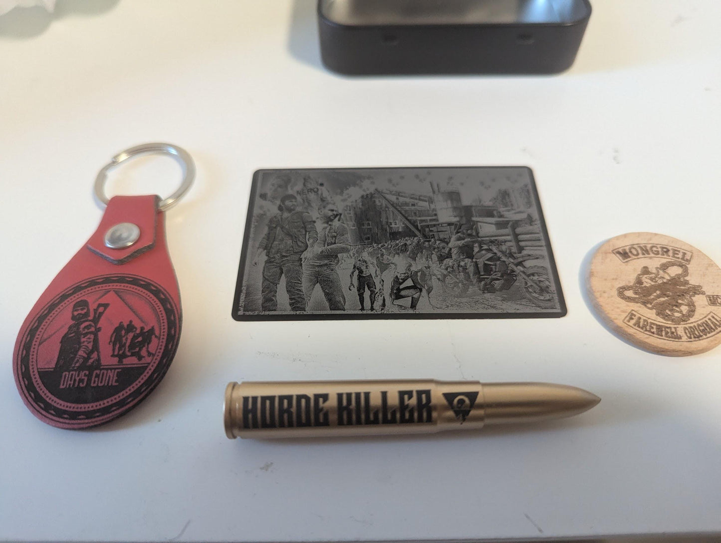 Days Gone - Engraved Stash tin - gift set - unique gift - Days gone game - Deacon st john