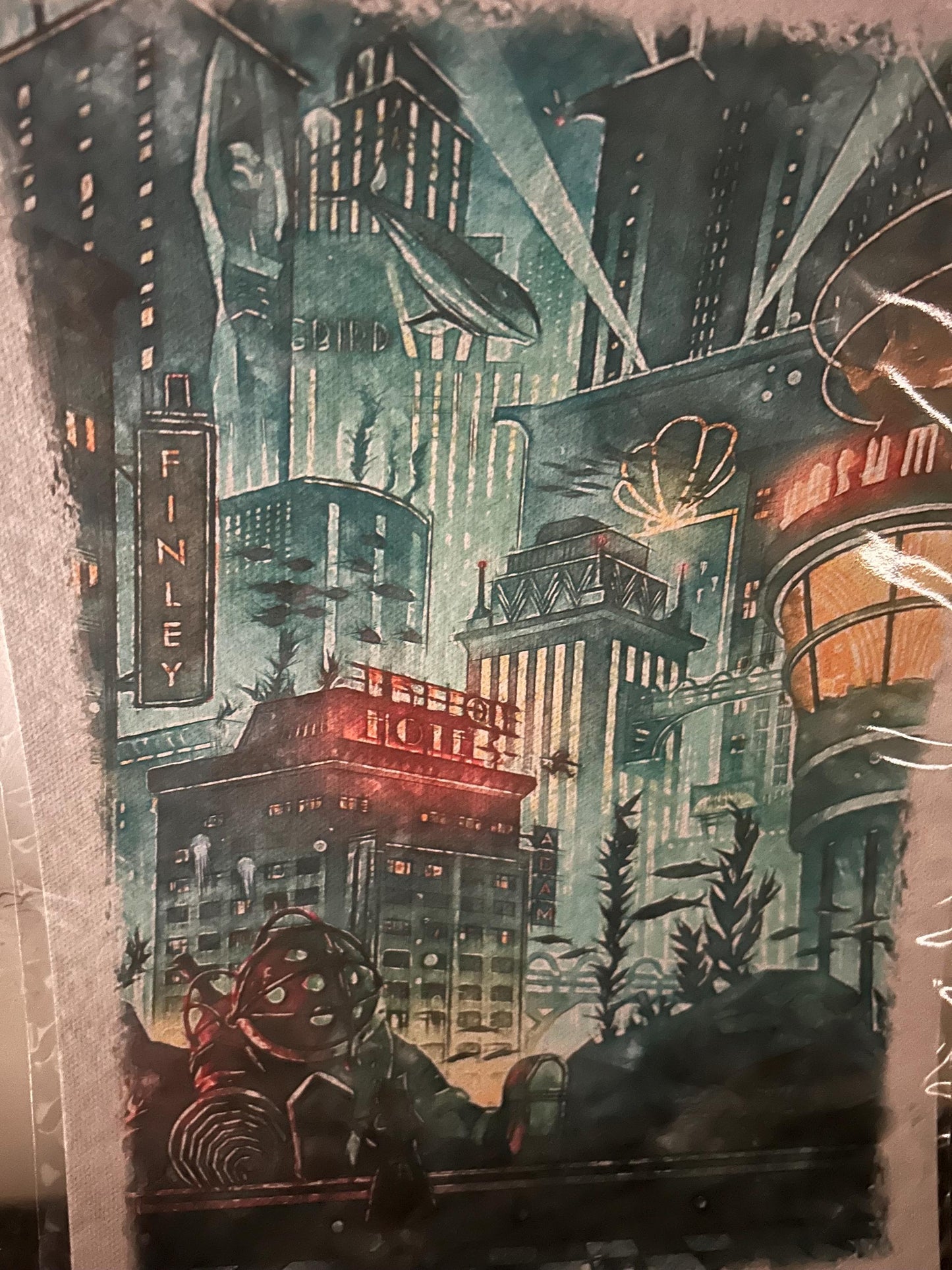 Bioshock - Watercolour Print