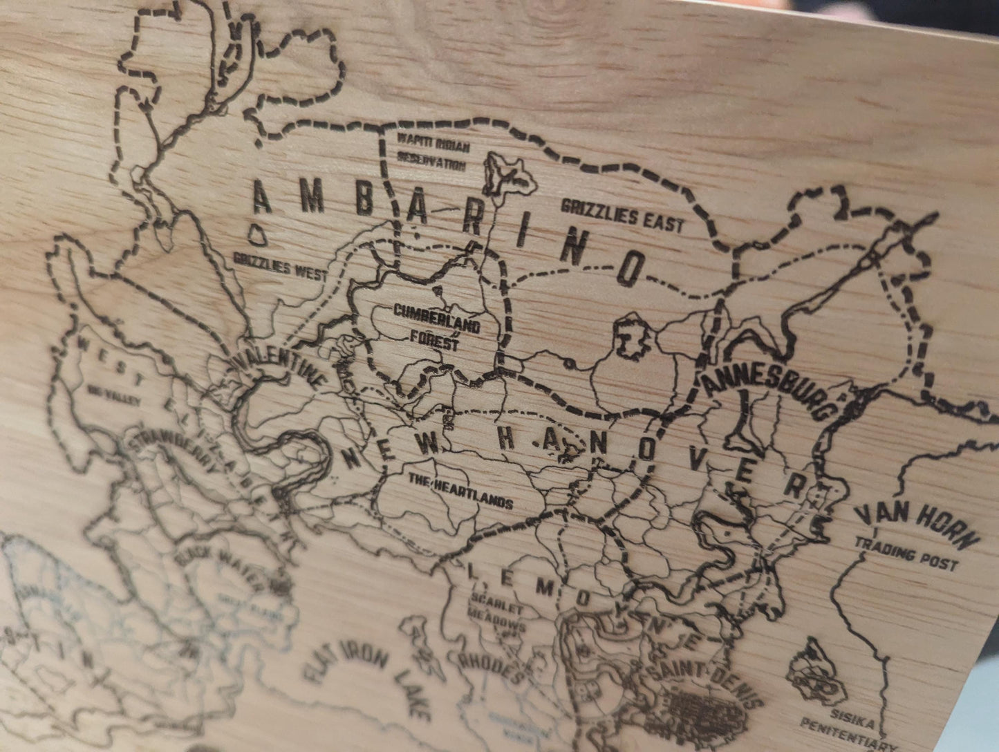 Red Dead Redemption 2 - Wooden sign - unique gift - Custom design