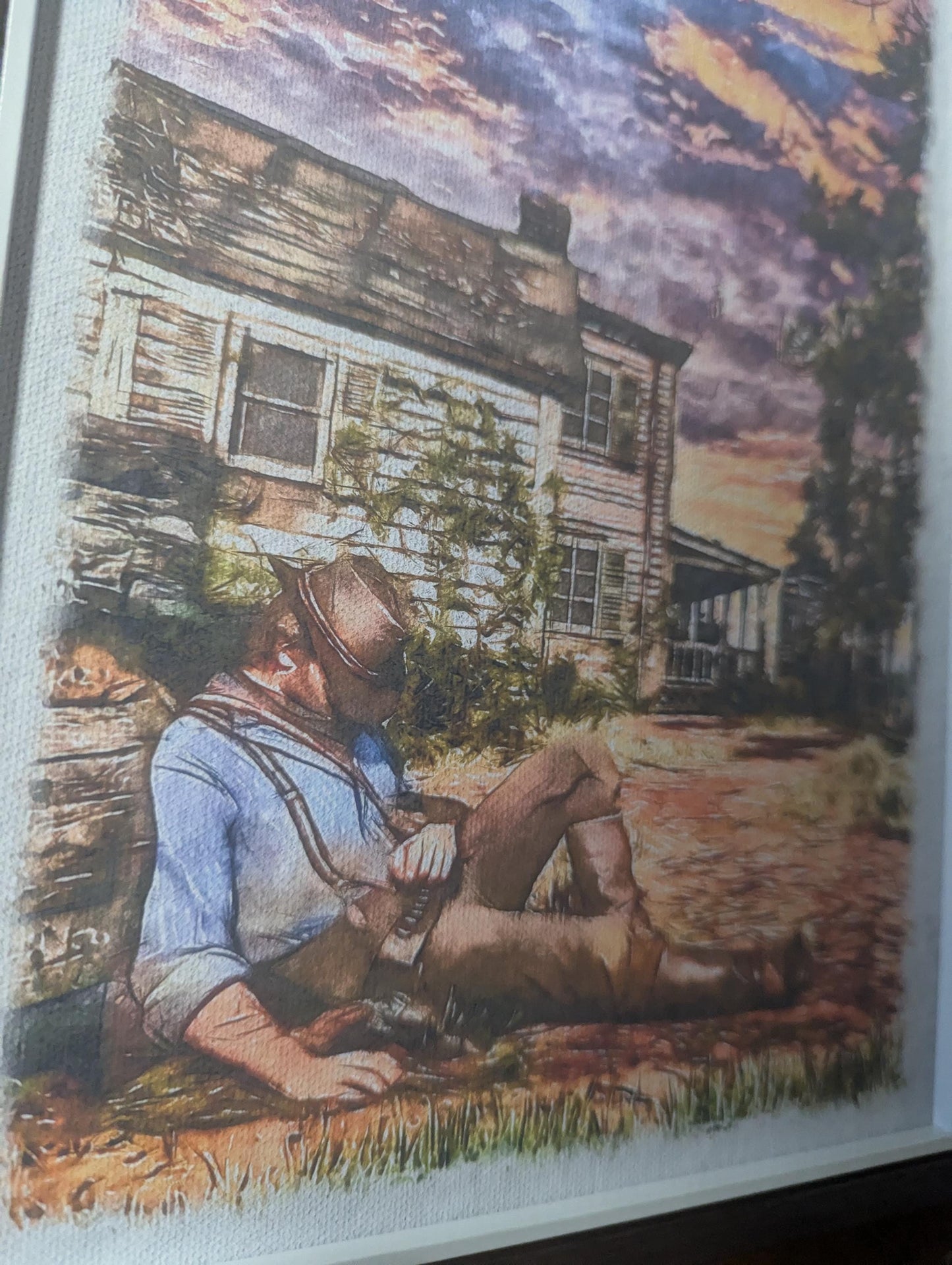 Arthur Morgan - Red Dead Redemption 2 - Watercolour Style Print - premium card