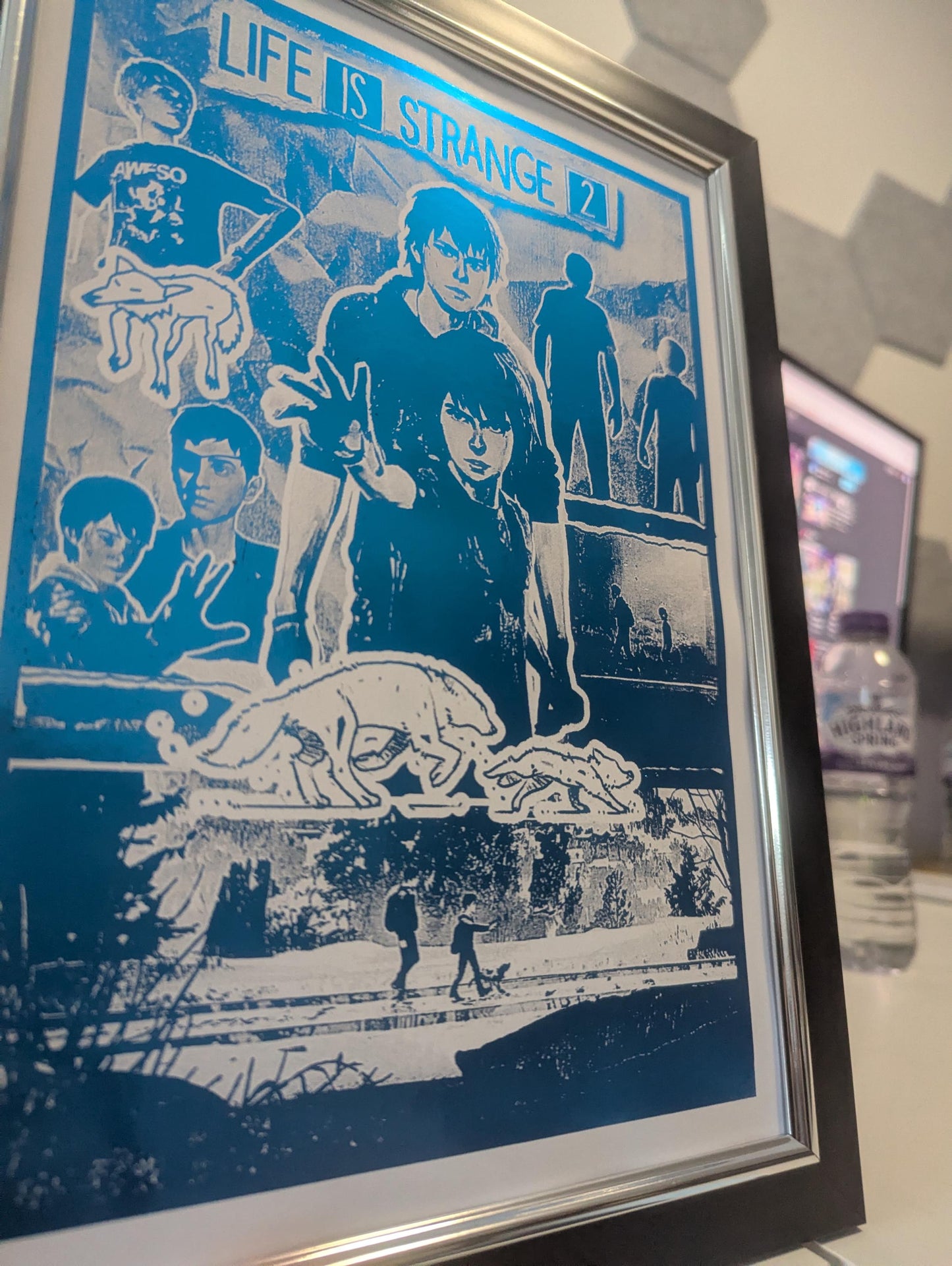 Life is Strange 2 - Foil print, Video game Wall Decor, Unique Gaming Gift, Real Foil Art, Sean and Daniel