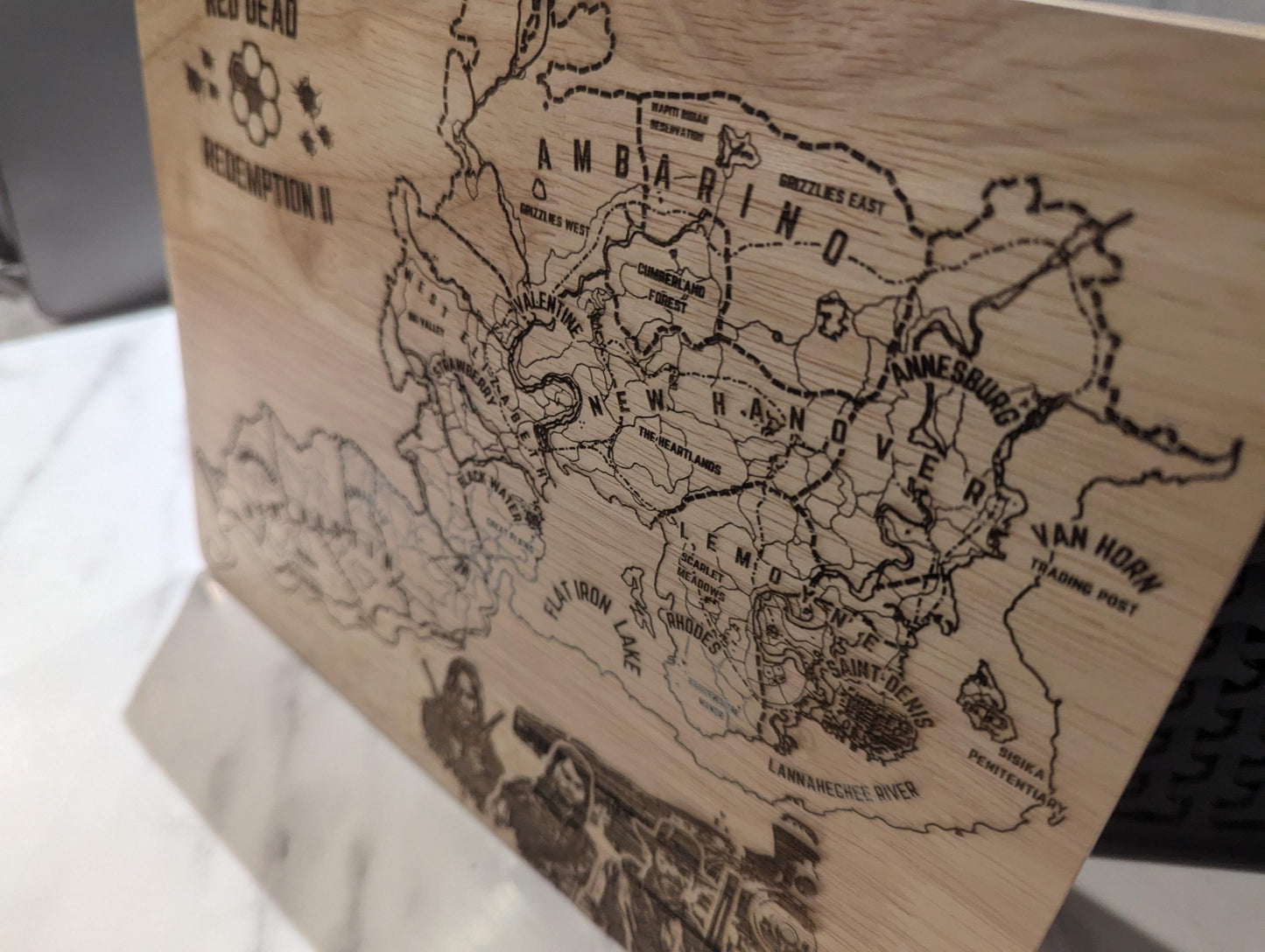 Red Dead Redemption 2 - Wooden sign - unique gift - Custom design