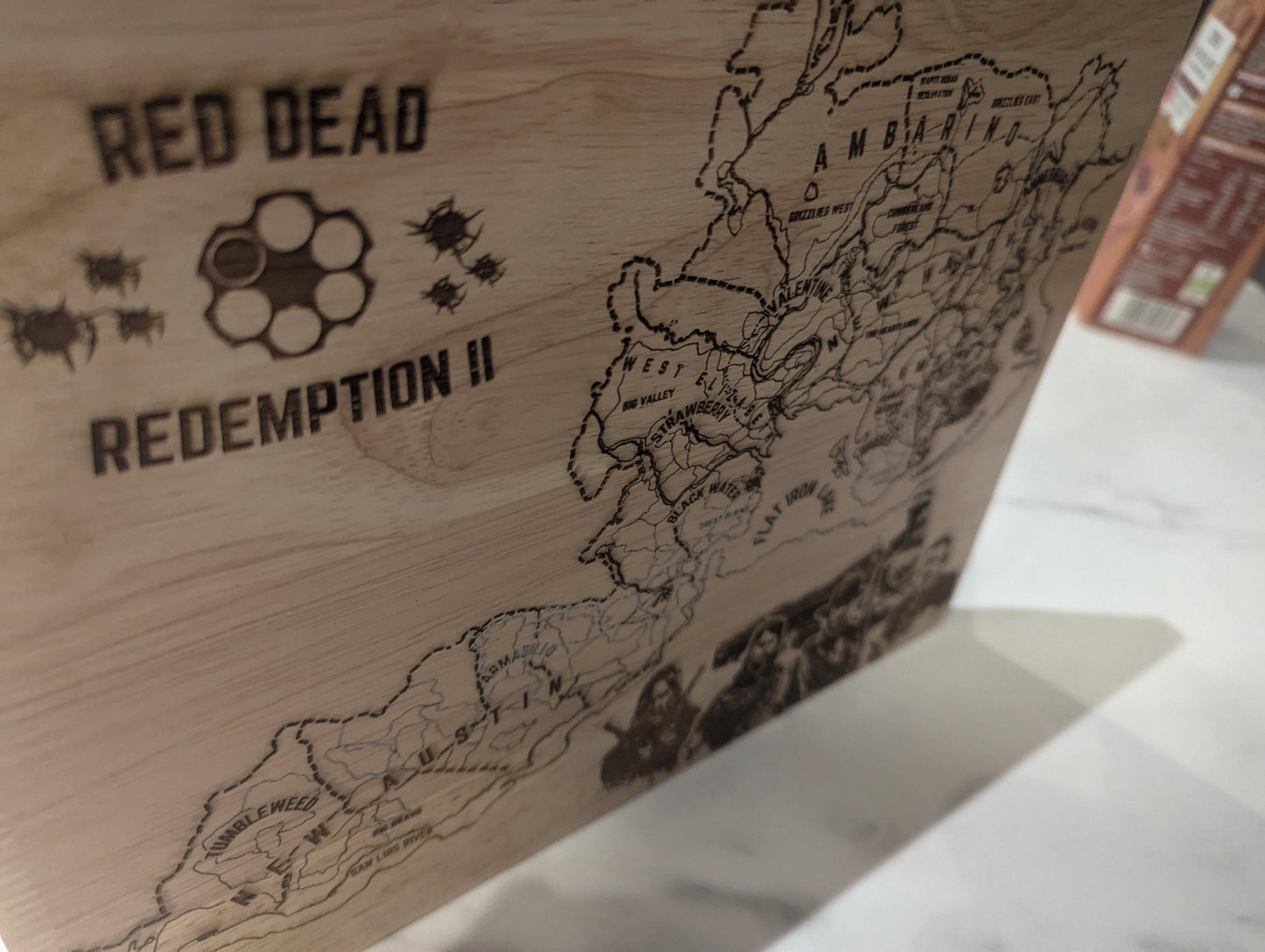 Red Dead Redemption 2 - Wooden sign - unique gift - Custom design