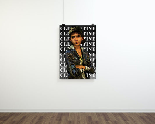 Clementine - Telltale's The Walking Dead - Poster