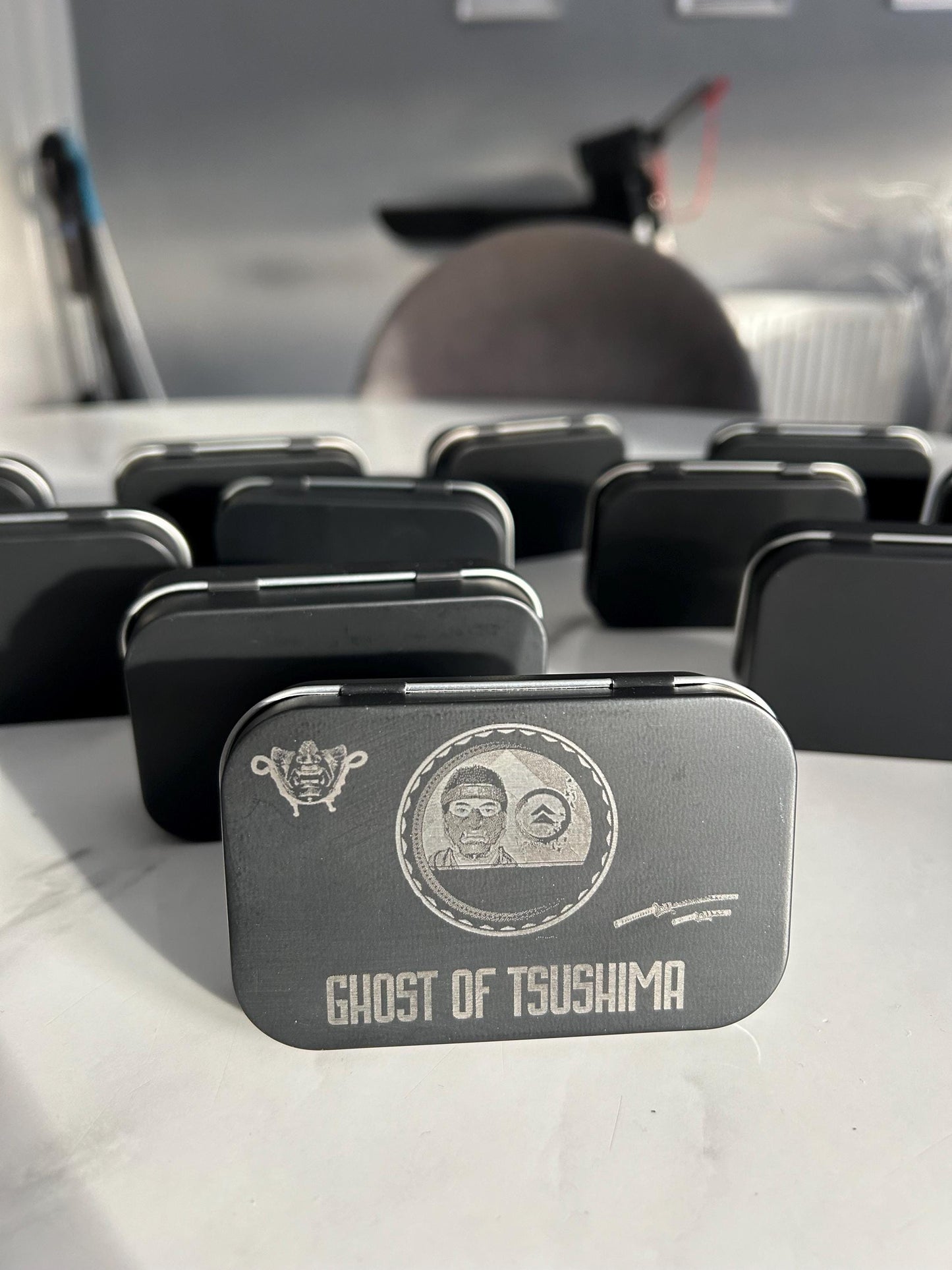 Ghost of Tsushima - Engraved Stash tin - unique gift