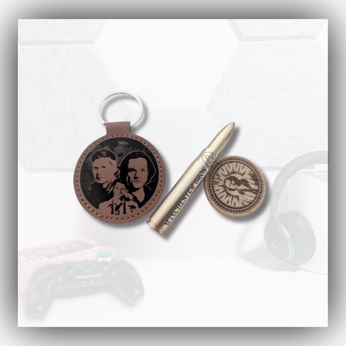 Supernatural - Inspired - Engraved Stash tin - unique gift - Sam and Dean - Winchester bros
