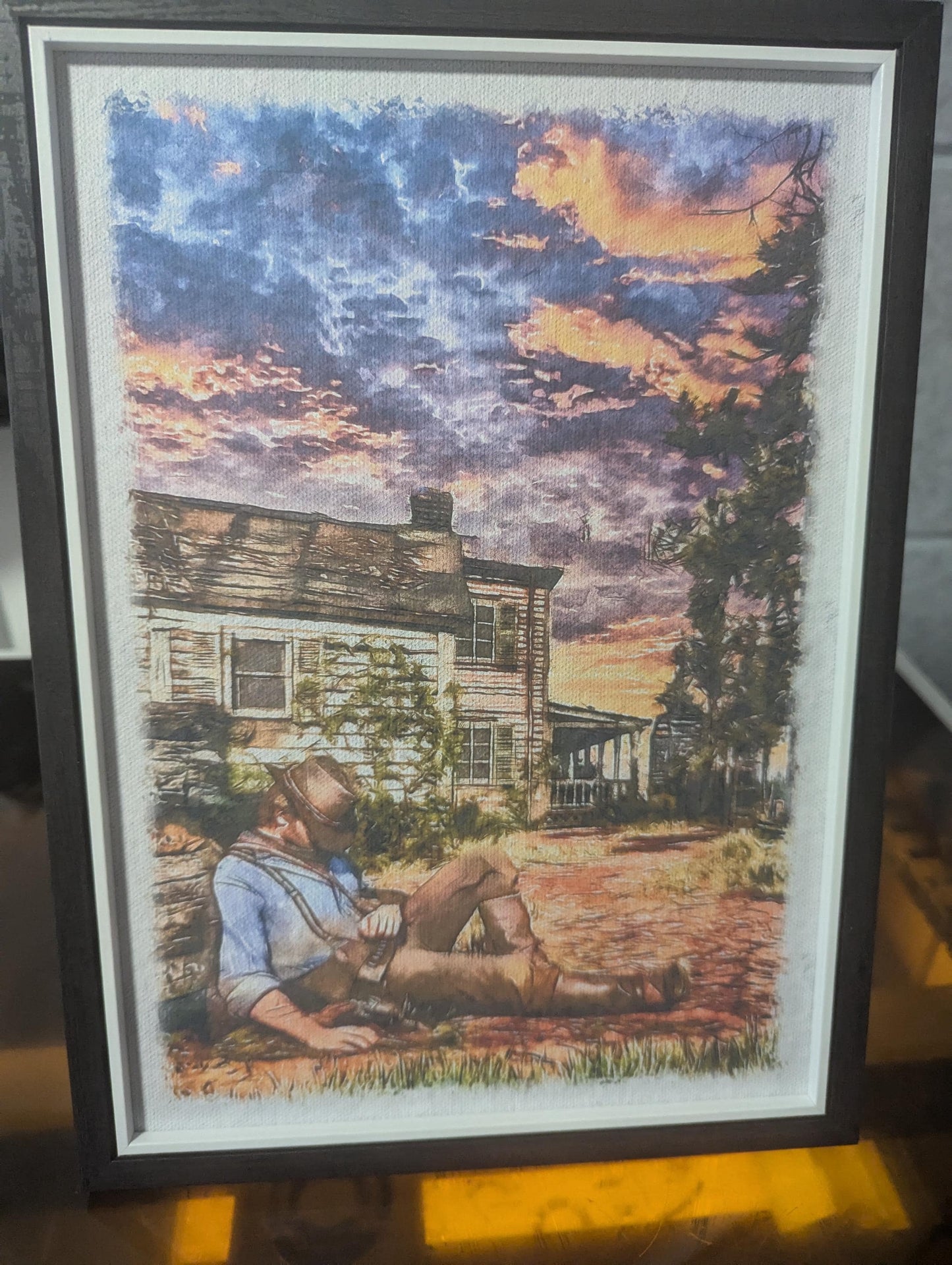 Arthur Morgan - Red Dead Redemption 2 - Watercolour Style Print - premium card