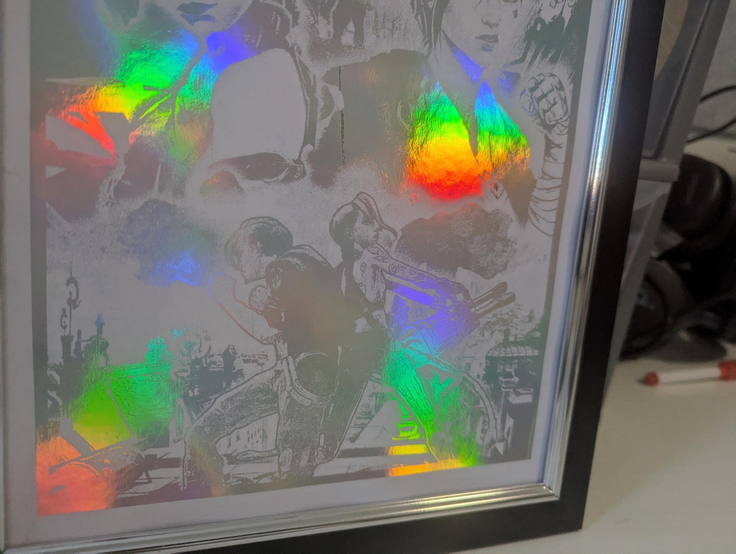 Arcane - Foil print - Jinx & Vi - Unique Gaming Gift, Real Foil Art, League of Legends, TV Show