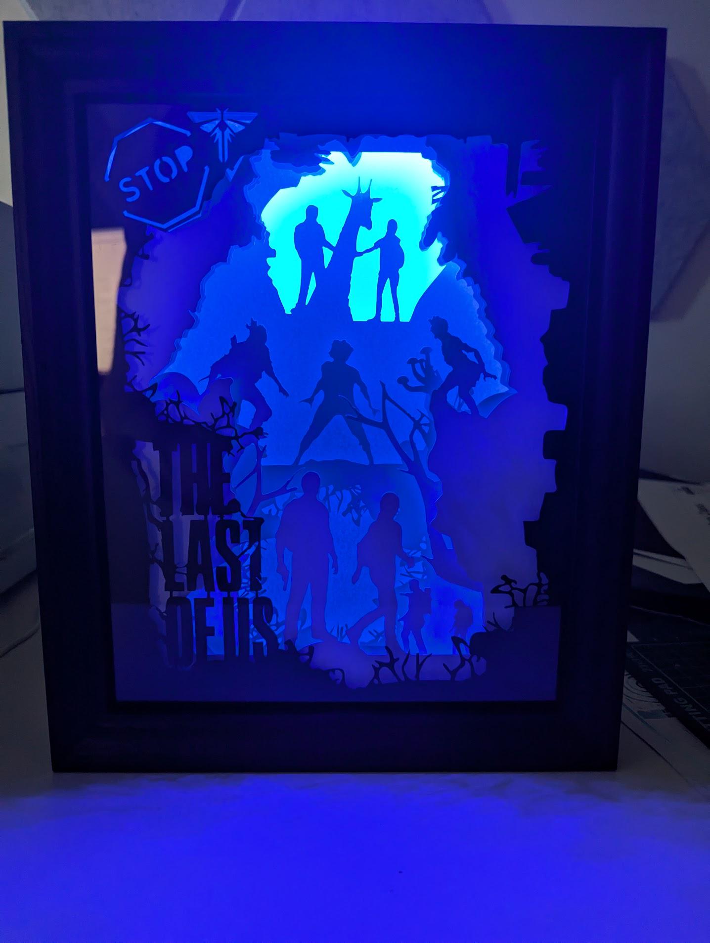 The Last Of Us - Shadowbox / Lightbox unique gift