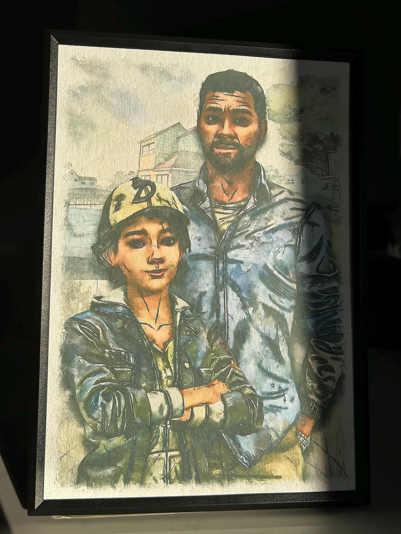 Lee and Clementine - Telltale's The Walking Dead - Poster
