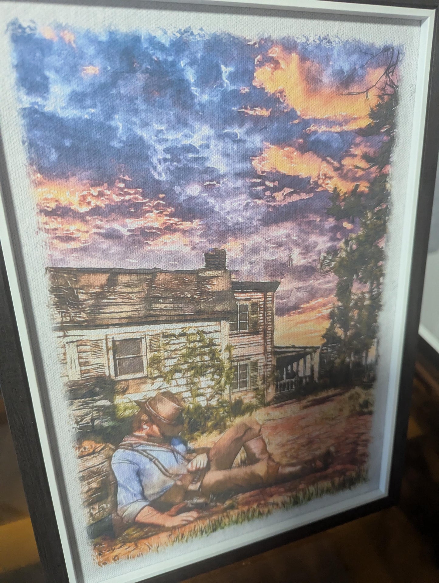 Arthur Morgan - Red Dead Redemption 2 - Watercolour Style Print - premium card