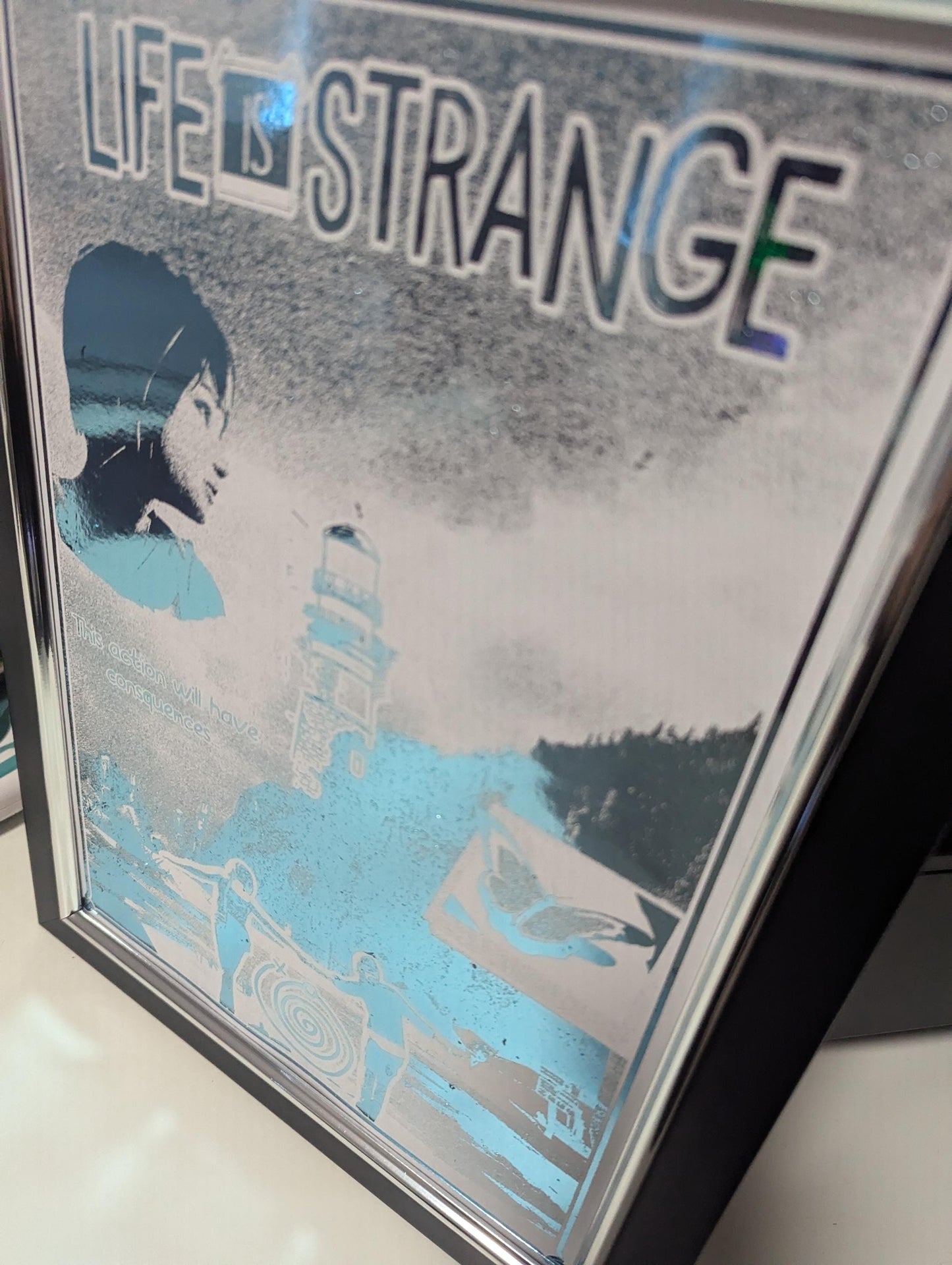 Life is Strange - Foil print, Video game Wall Decor, Unique Gaming Gift, Real Foil Art, Max and Chloe