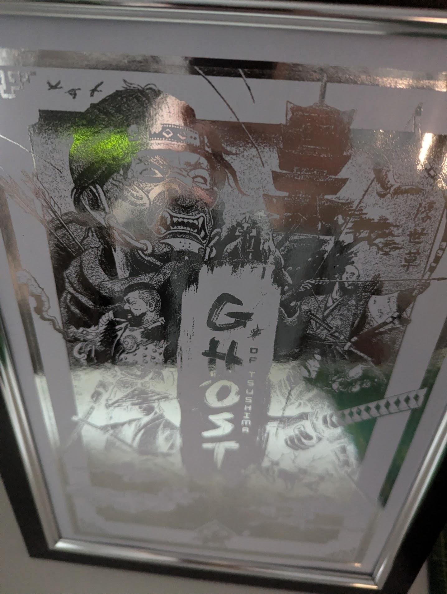 Ghost Of Tsushima - Foil Print, Video game Wall Decor, Unique Gift, Jin Sakai