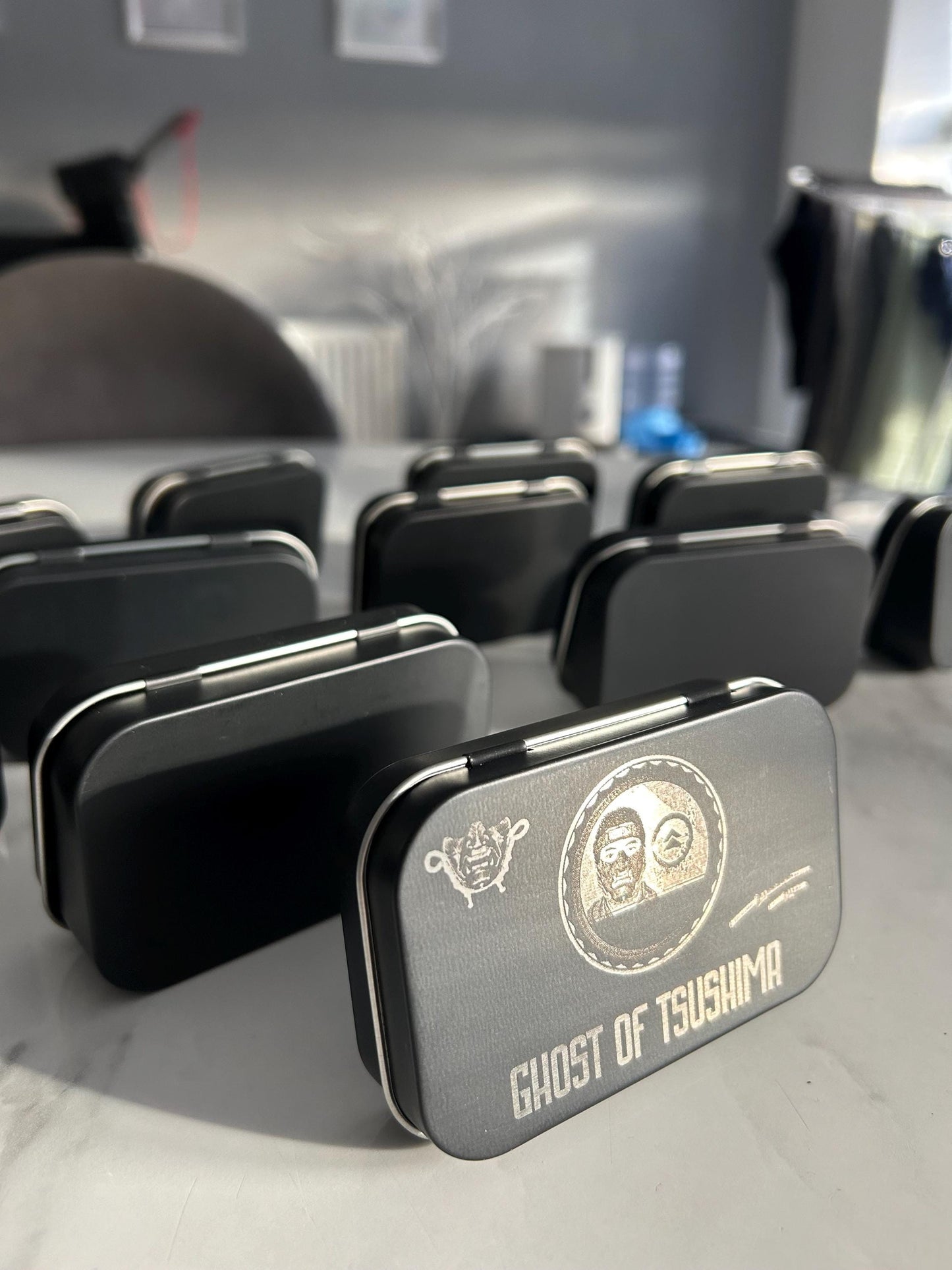 Ghost of Tsushima - Engraved Stash tin - unique gift
