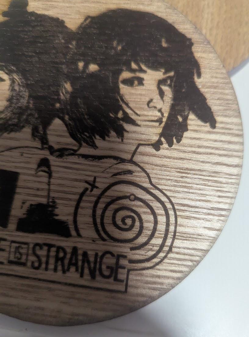 Life Is Strange - Themed Coaster - Unique gift - Max and Chloe