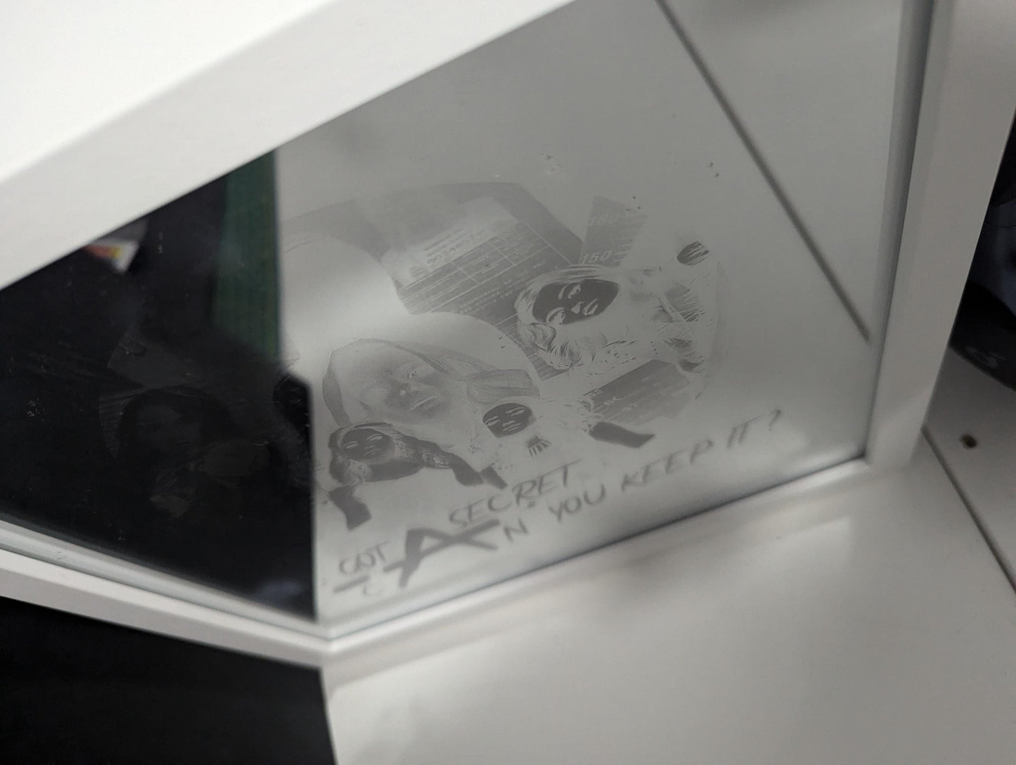 Pretty little liars - Laser engraved backlit mirror - unique item - pll gift