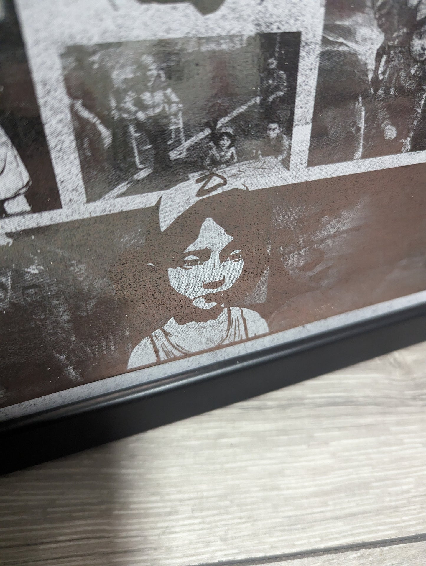 Telltale the walking Dead- Clem and Lee - Foil Print - Video game Wall Decor - Unique Gift