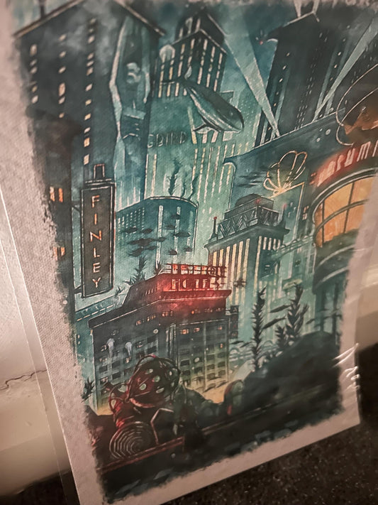 Bioshock - Watercolour Print