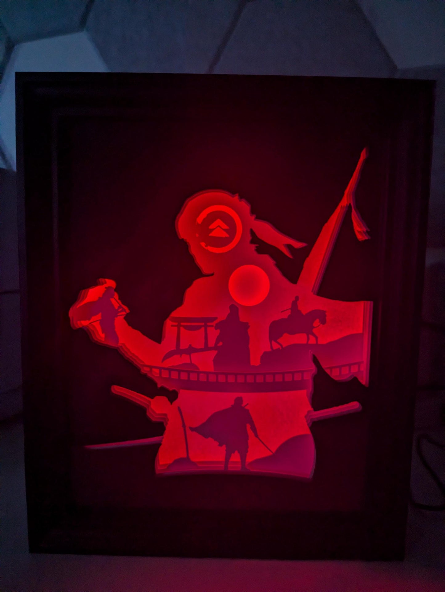 Ghost Of Tsushima Shadowbox / Lightbox