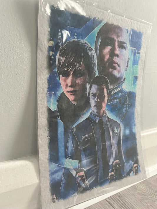Detroit Become Human - Watercolour Print