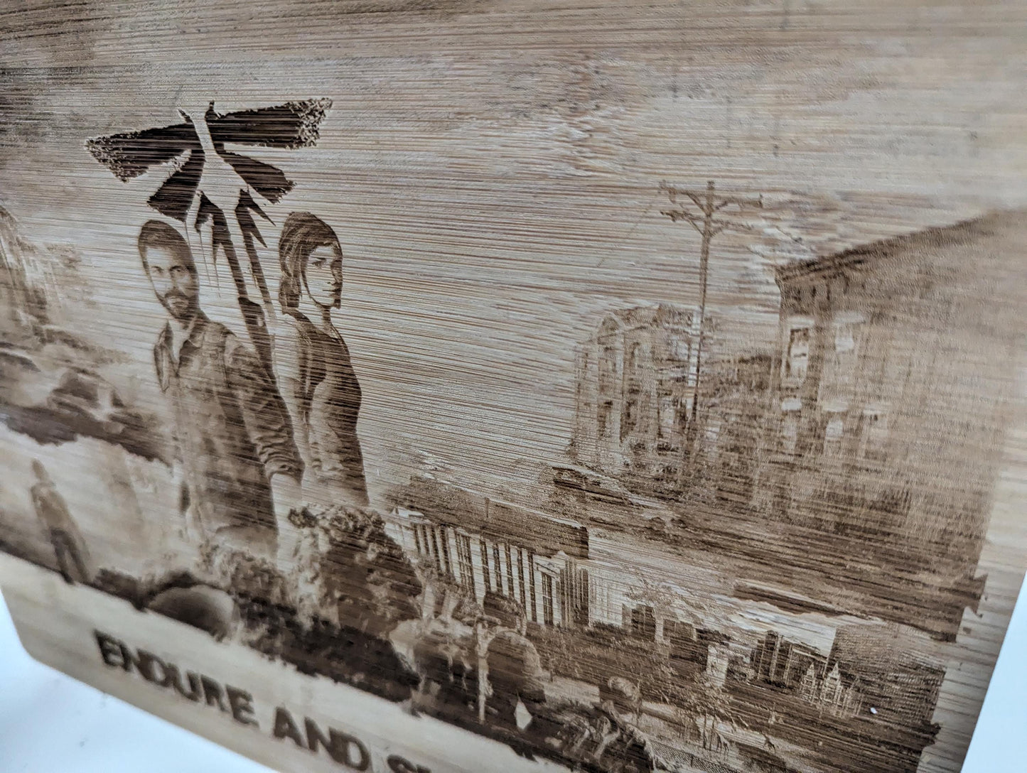 The Last Of Us - Wooden laser engraved sign - unique gift - custom design