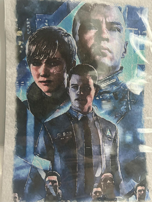Detroit Become Human - Watercolour Print
