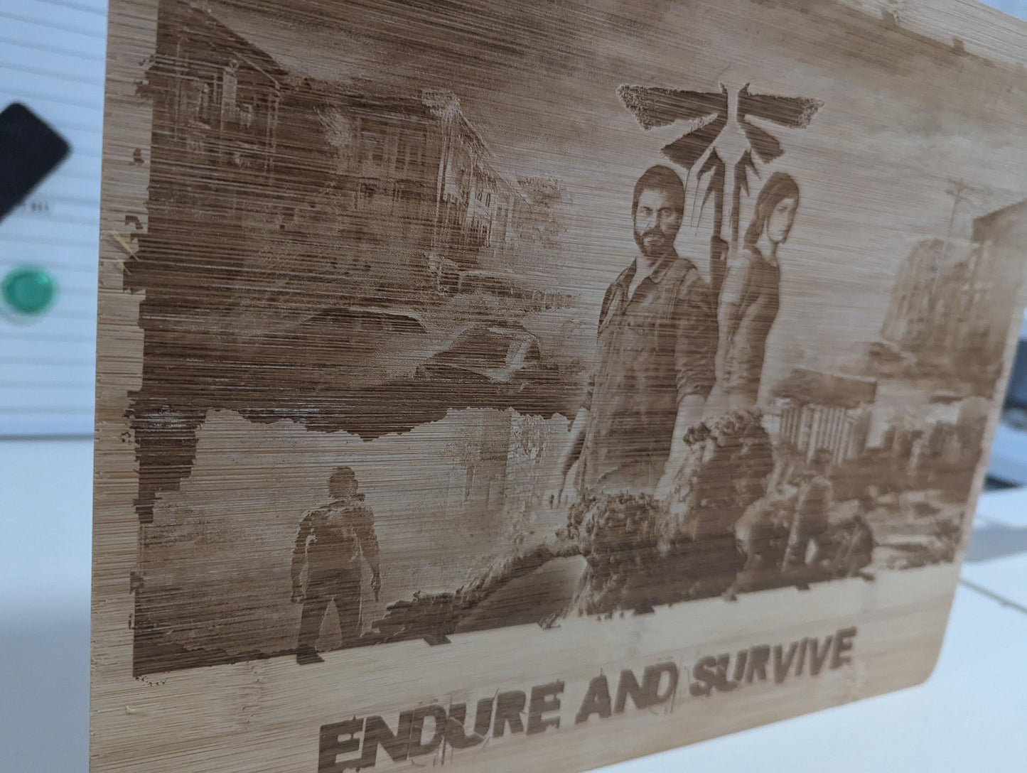The Last Of Us - Wooden laser engraved sign - unique gift - custom design